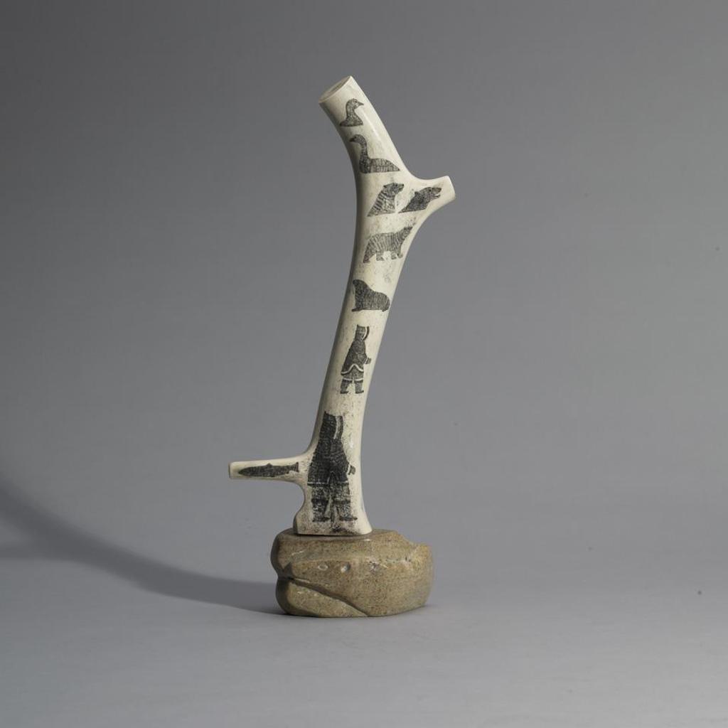 Davidee Itulu (1929-2006) - Etched Antler