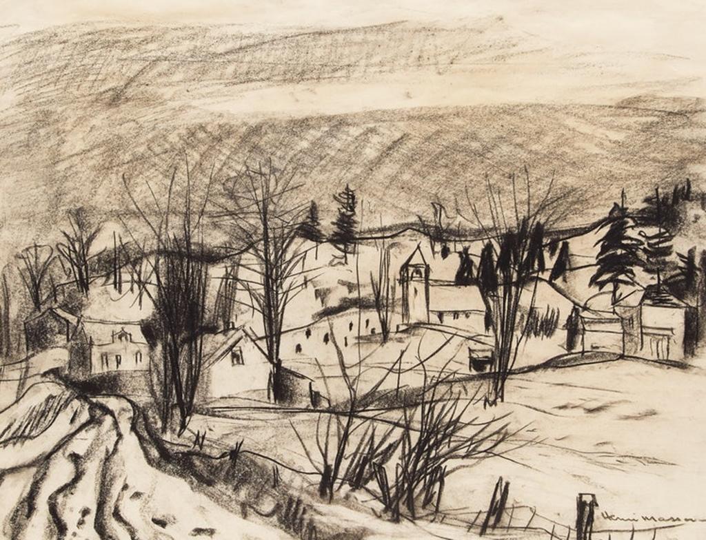 Henri Leopold Masson (1907-1996) - Village in Winter