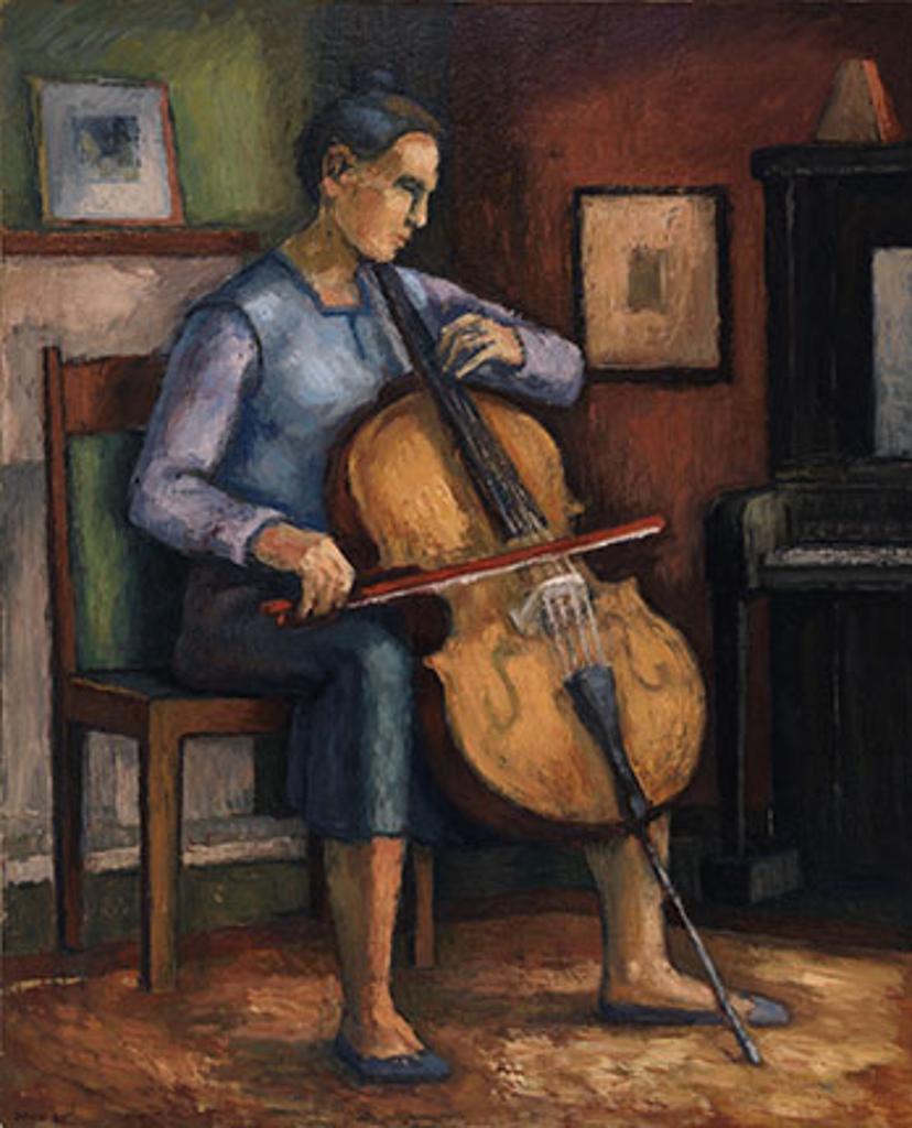 Diana Dean (1942) - The Cellist (03886/A89-243)