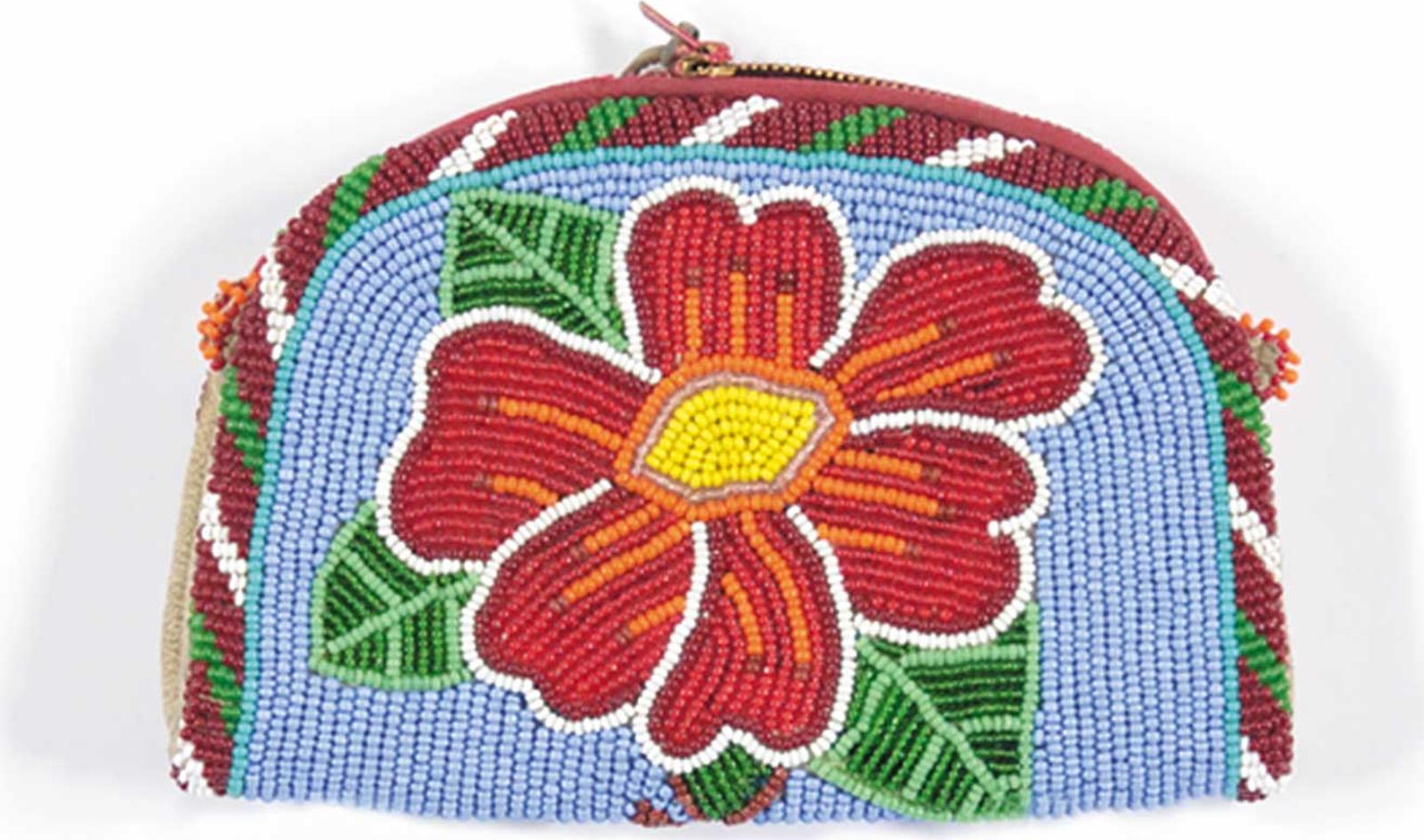 First Nations Basket School - Beaded Change Purse