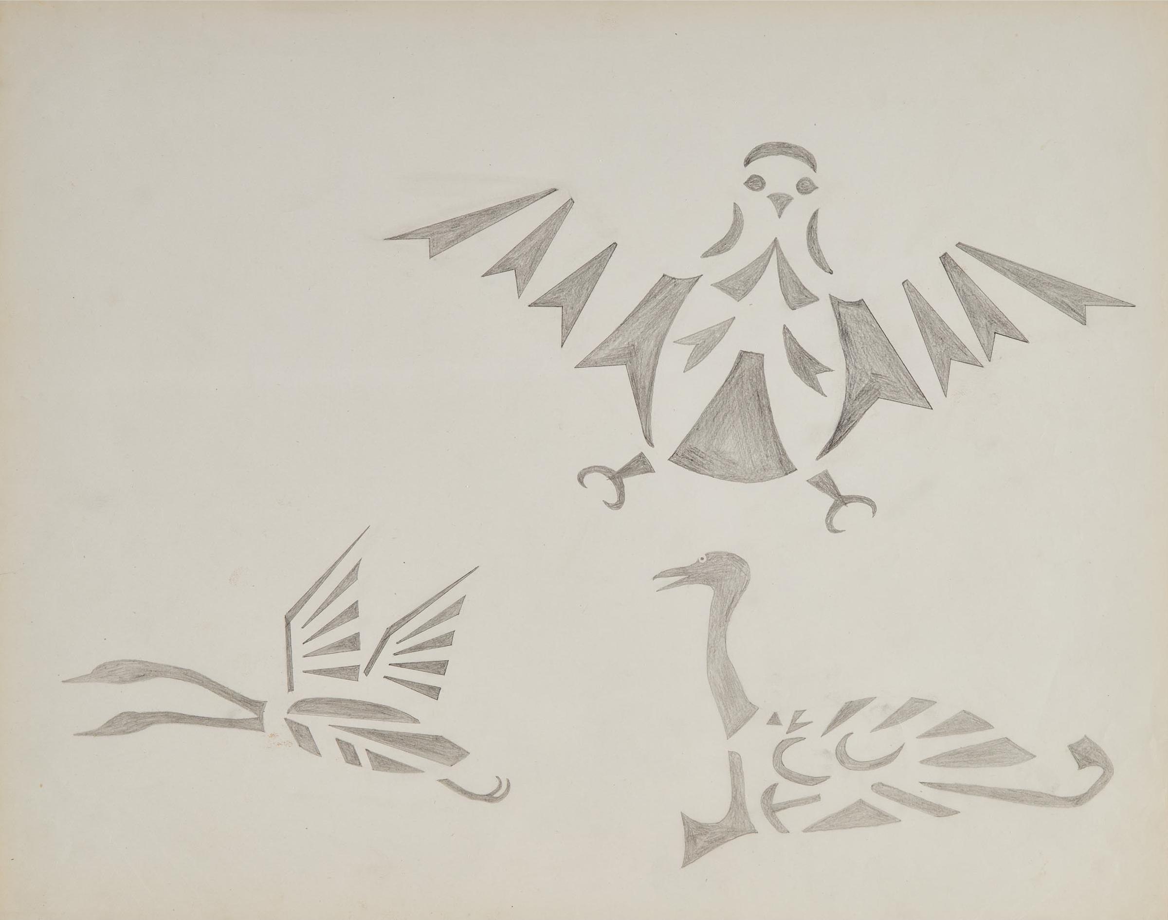 Sheouak Petaulassie (1923-1961) - Untitled (Birds)