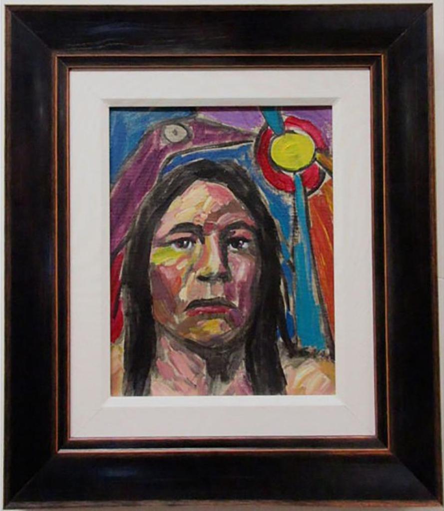 Stephen Snake (1967) - Portrait Of A Young Native Man