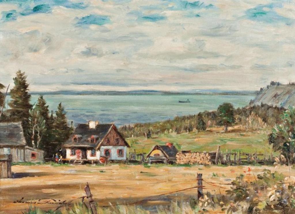 Thomas Hilton Garside (1906-1980) - Farm on the St. Lawrence River