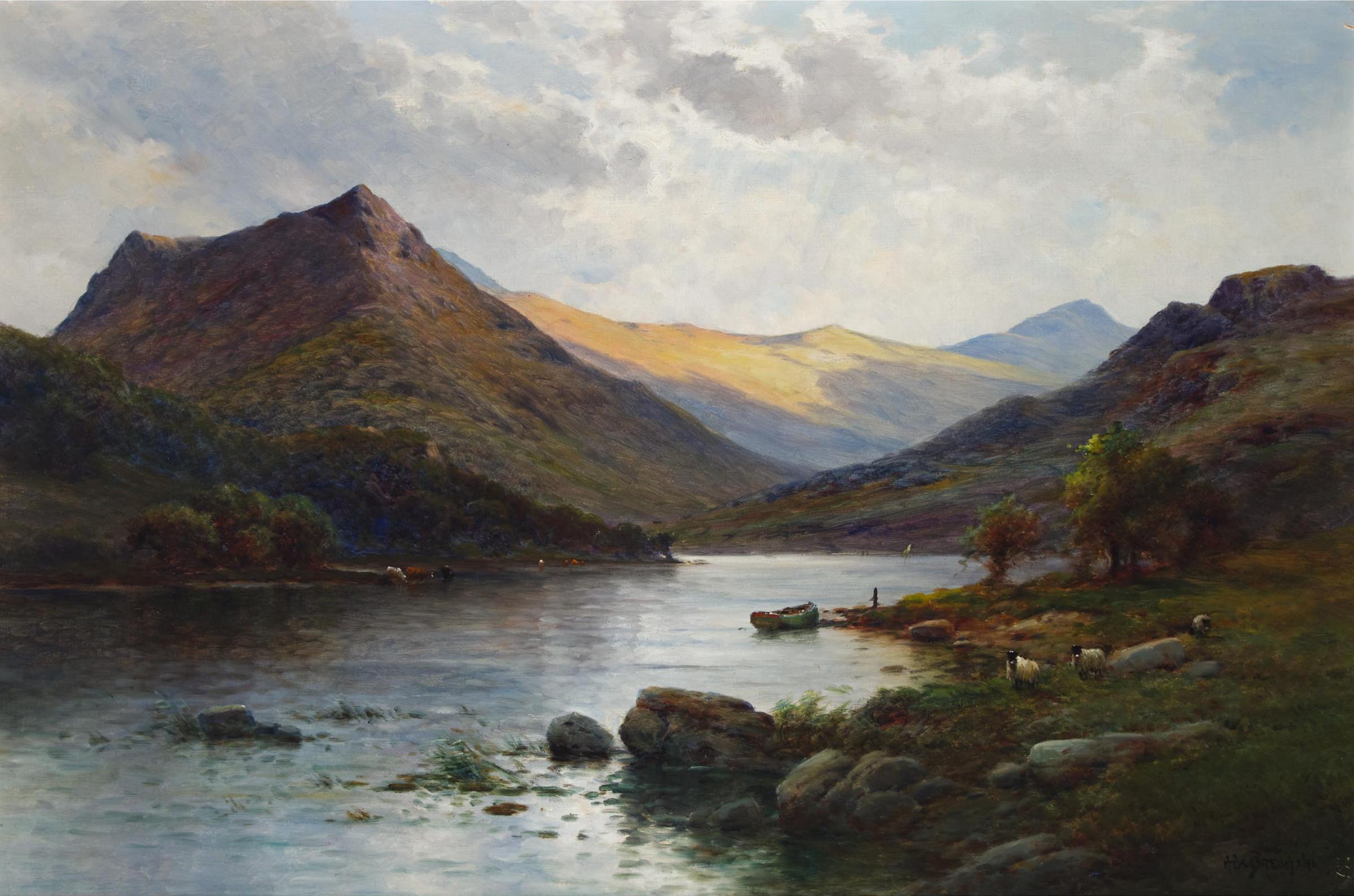 Alfred Fontville de [Junior] Breanski (1877-1957) - Buttermere And Hasness, Cumberland