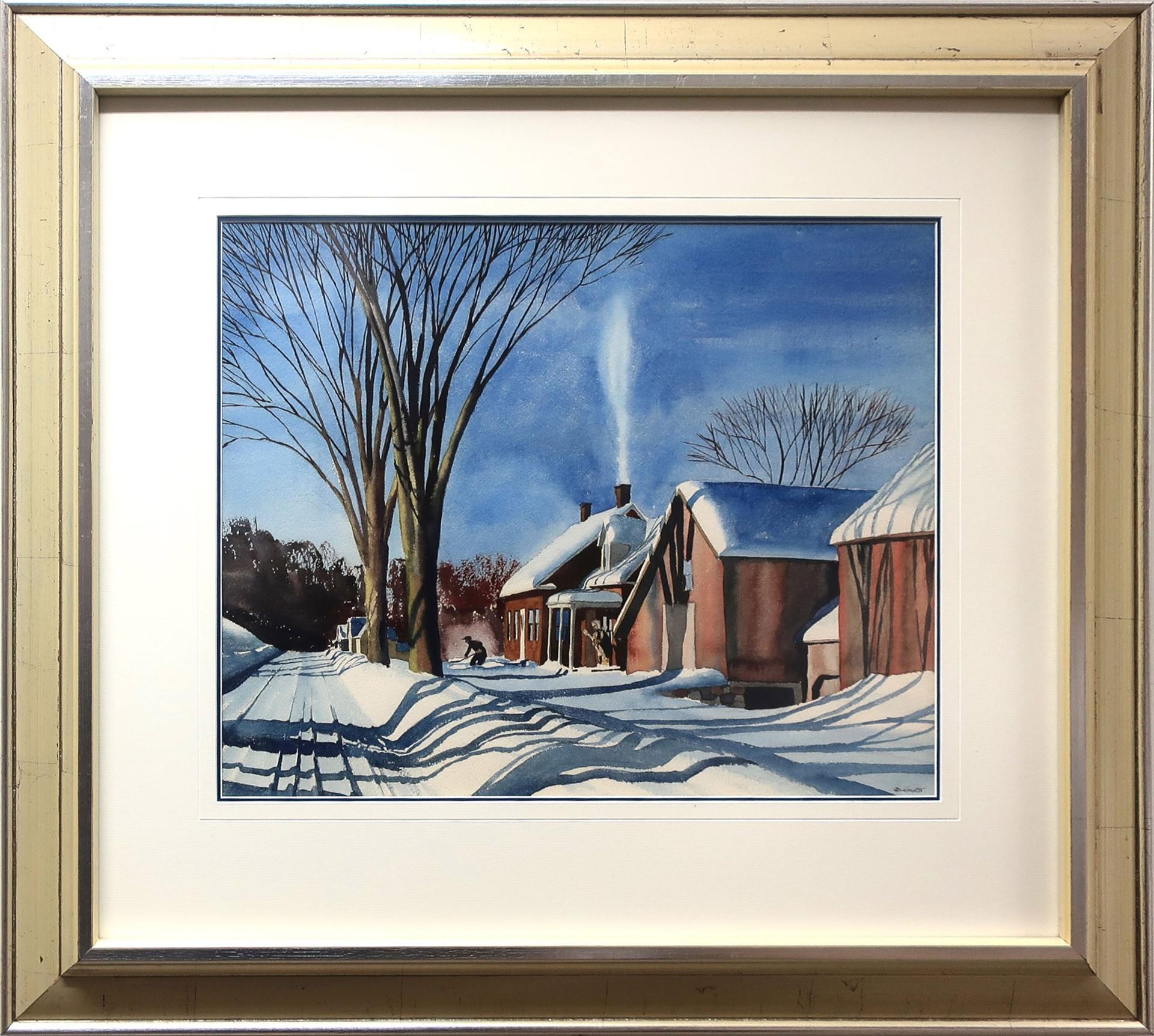 Walton Blodgett (1908-1963) - Untitled (A Cold Day In Vermont)
