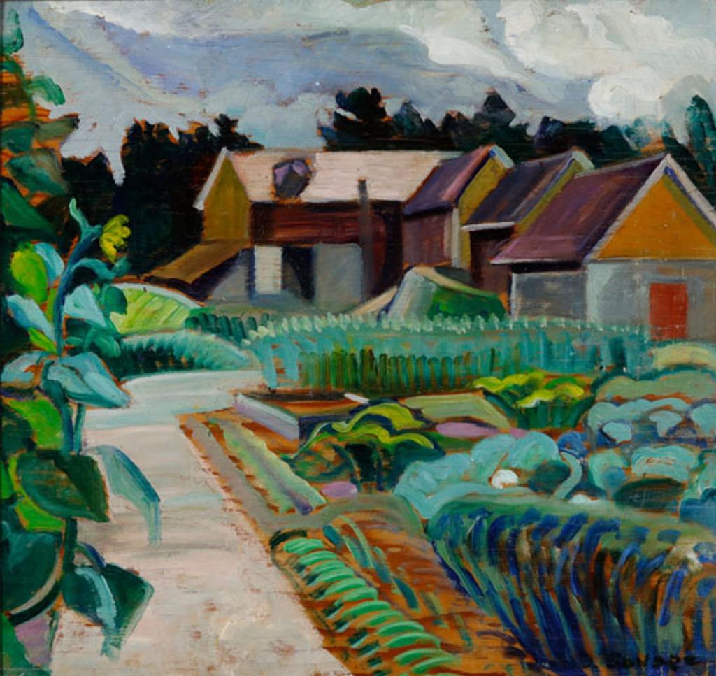 Anne (Annie) Douglas Savage (1896-1971) - Sunflowers, Laurentian Village