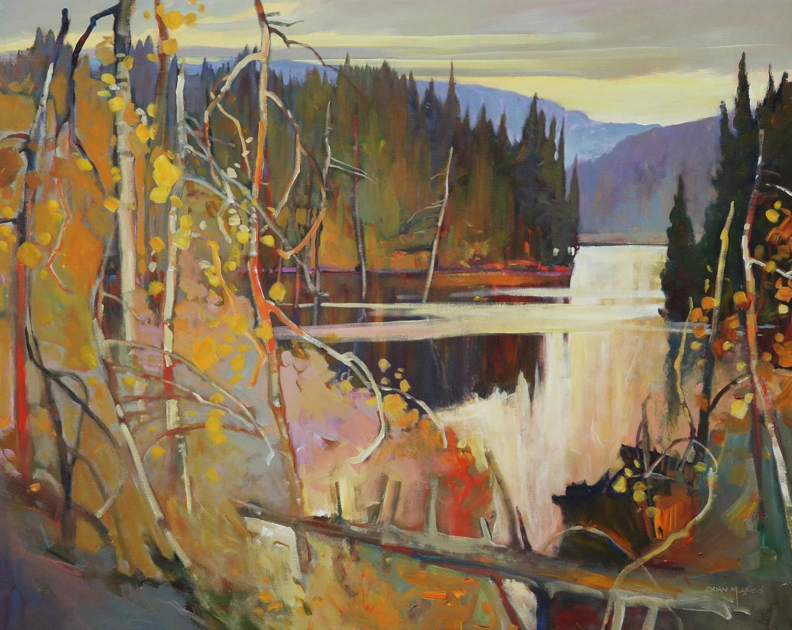 Brian Marshall Atyeo (1950) - Near Whitecourt, October; 2004