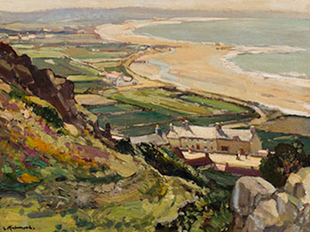 Leonard Richmond (1889-1965) - St. Ouen's Bay from L'Etacq, Jersey, C.I.
