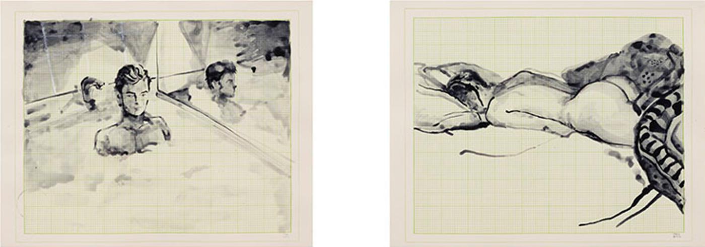 Tyler Bright Hilton (1979) - Untitled (Two Studies)