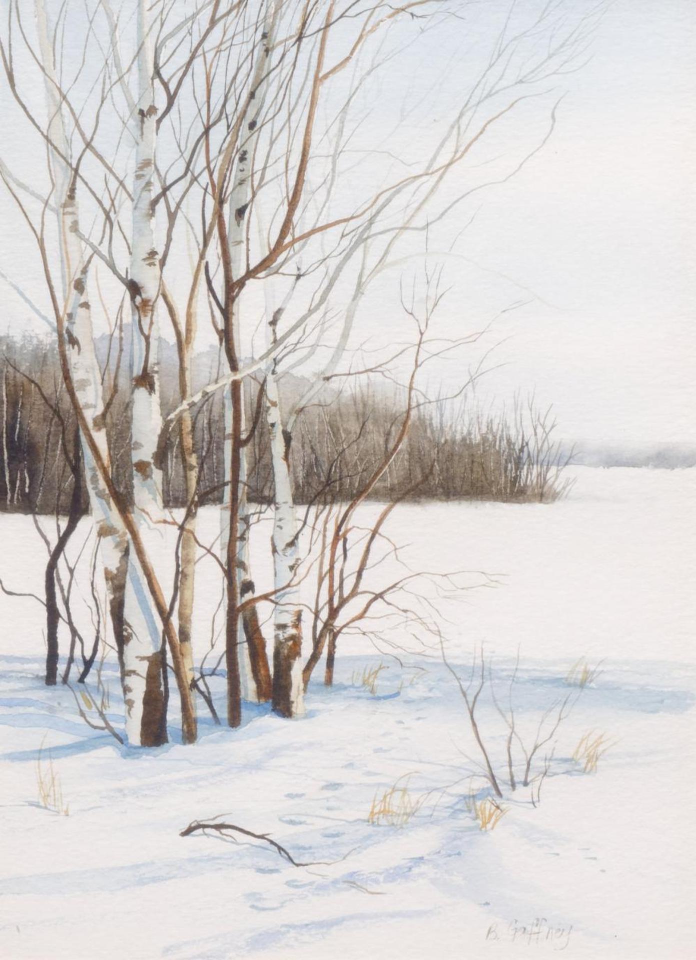 Beth Gaffney (1946-2020) - Untitled - Winter Lakeshore