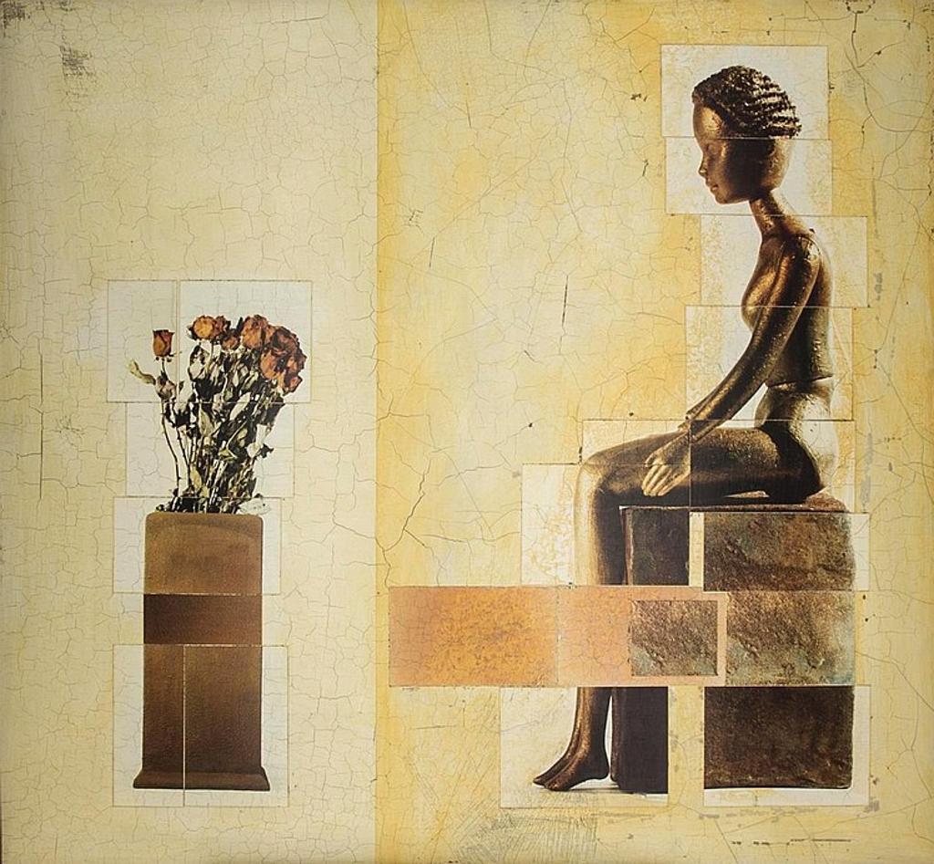 Andre Petterson (1950) - Figure with Rusted Roses