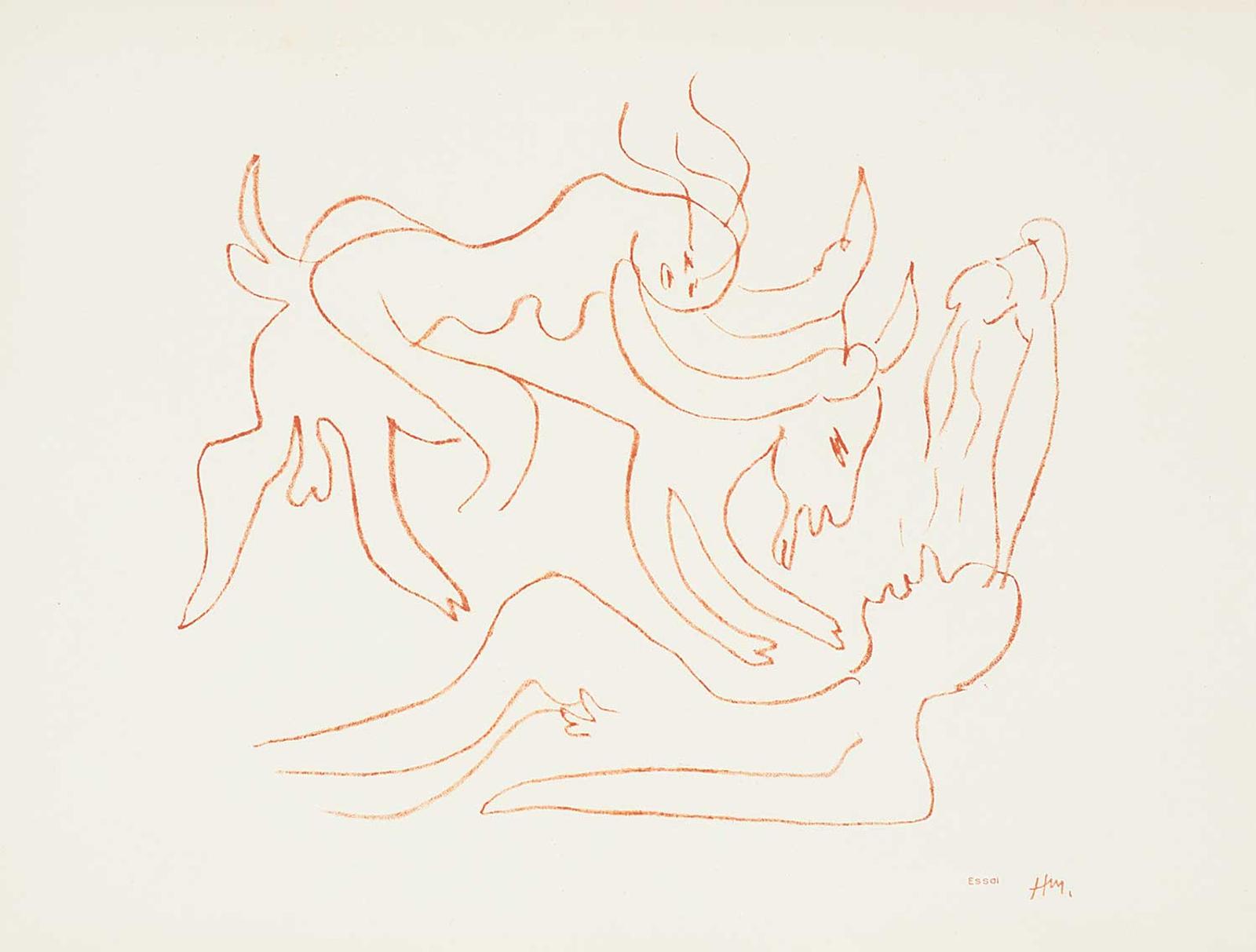 Henri Matisse (1869-1954) - Je veux, Me souvenant de ma gentille amie, Essai