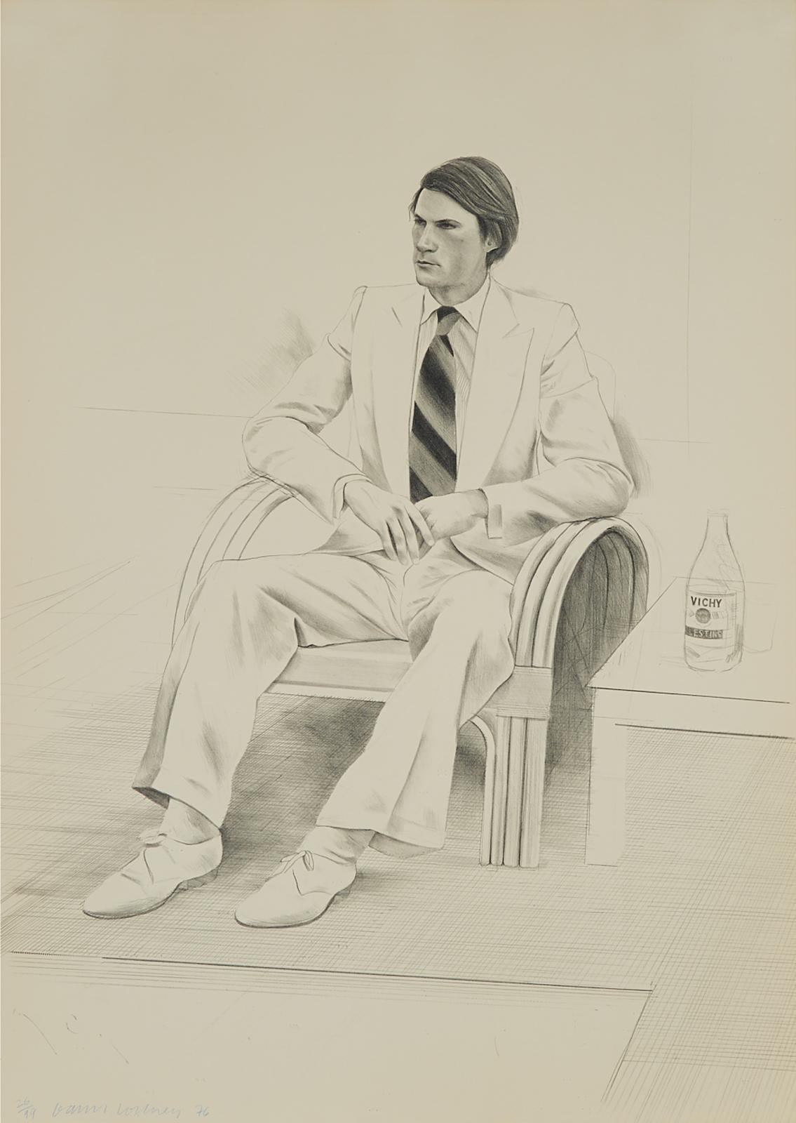David Hockney (1937) - Joe Mcdonald (From Friends), 1976 [scottish Arts Council, 175; Tokyo 164]