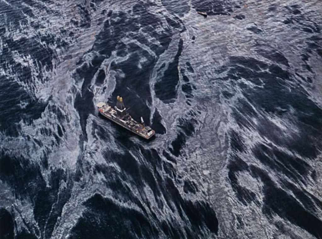Edward Burtynsky (1955) - Oil Spill #2, Discoverer Enterprise, Gulf of Mexico, May 11, 2010
