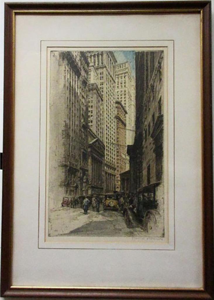 Tanna Kasimir-Hoernes (1887-1972) - Wall St. (New York)