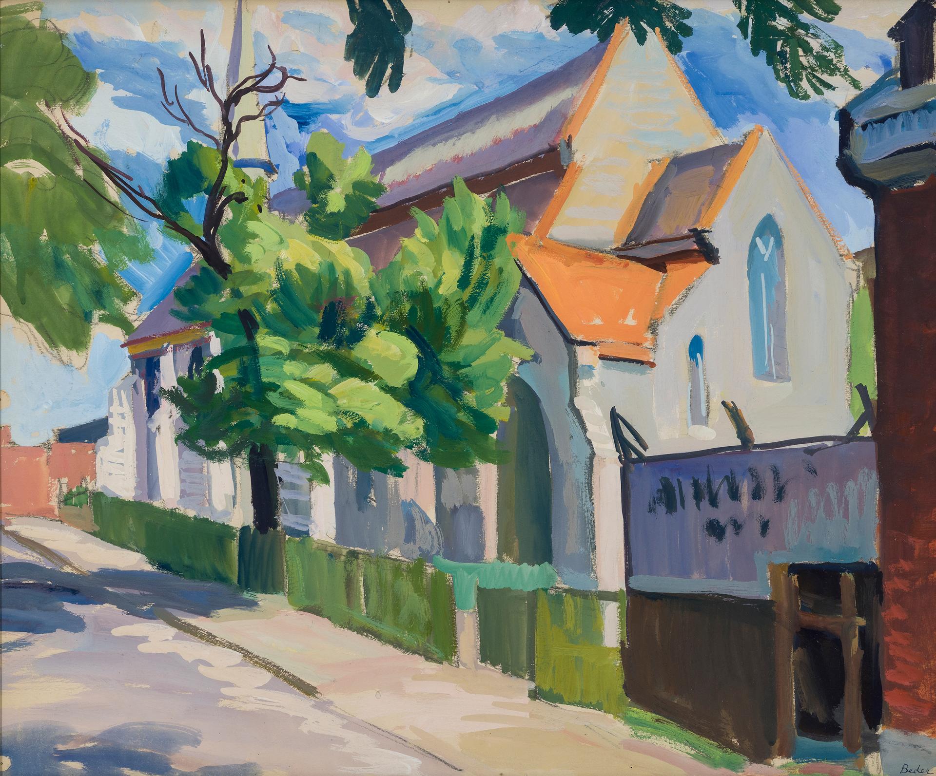 Jack Beder (1910-1987) - Greek Orthodox Church, Clark Street, Montréal, 1940
