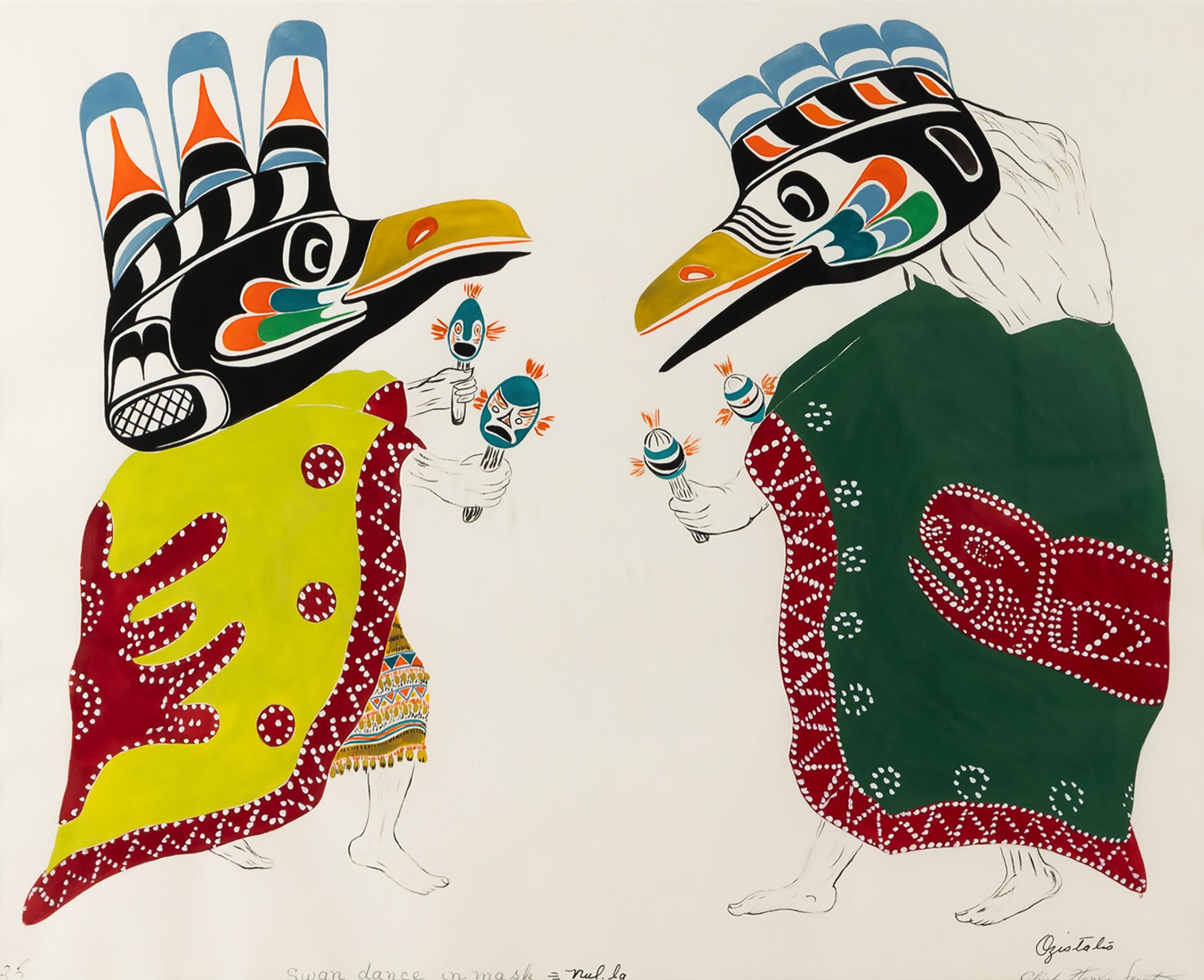 Chief Henry Speck (1908-1971) - Swan Dance In Mask - Nul La