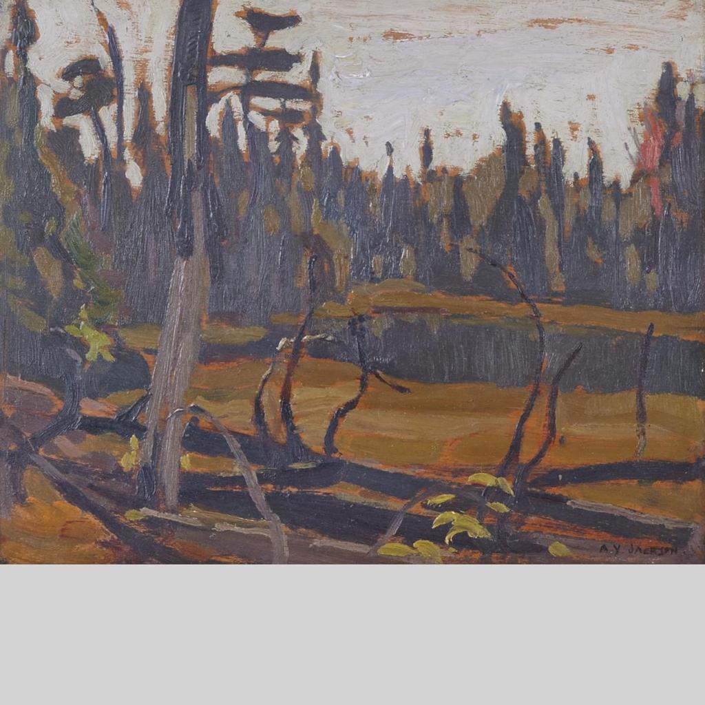 Alexander Young (A. Y.) Jackson (1882-1974) - A Beaver Lake, Algoma, 1919