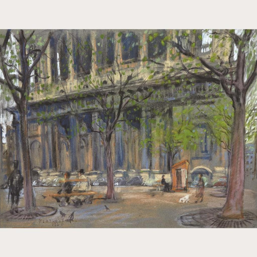 Joseph (Joe) Francis Plaskett (1918-2014) - Dans Le Parc, Paris