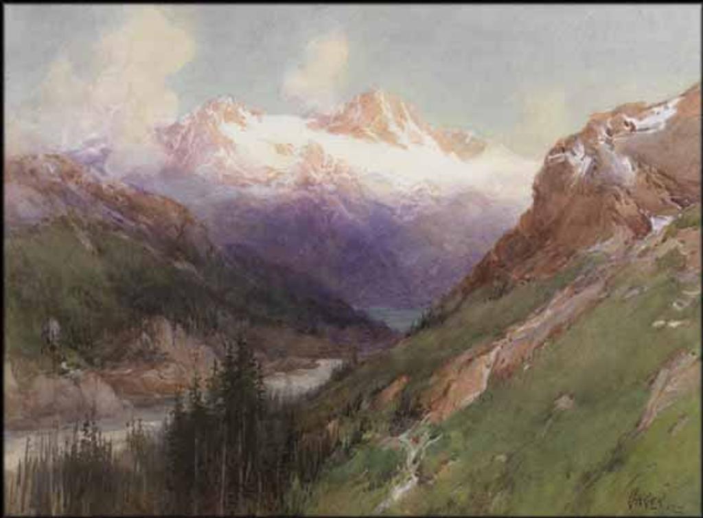 Robert Ford Gagen (1847-1926) - Mountain Scene