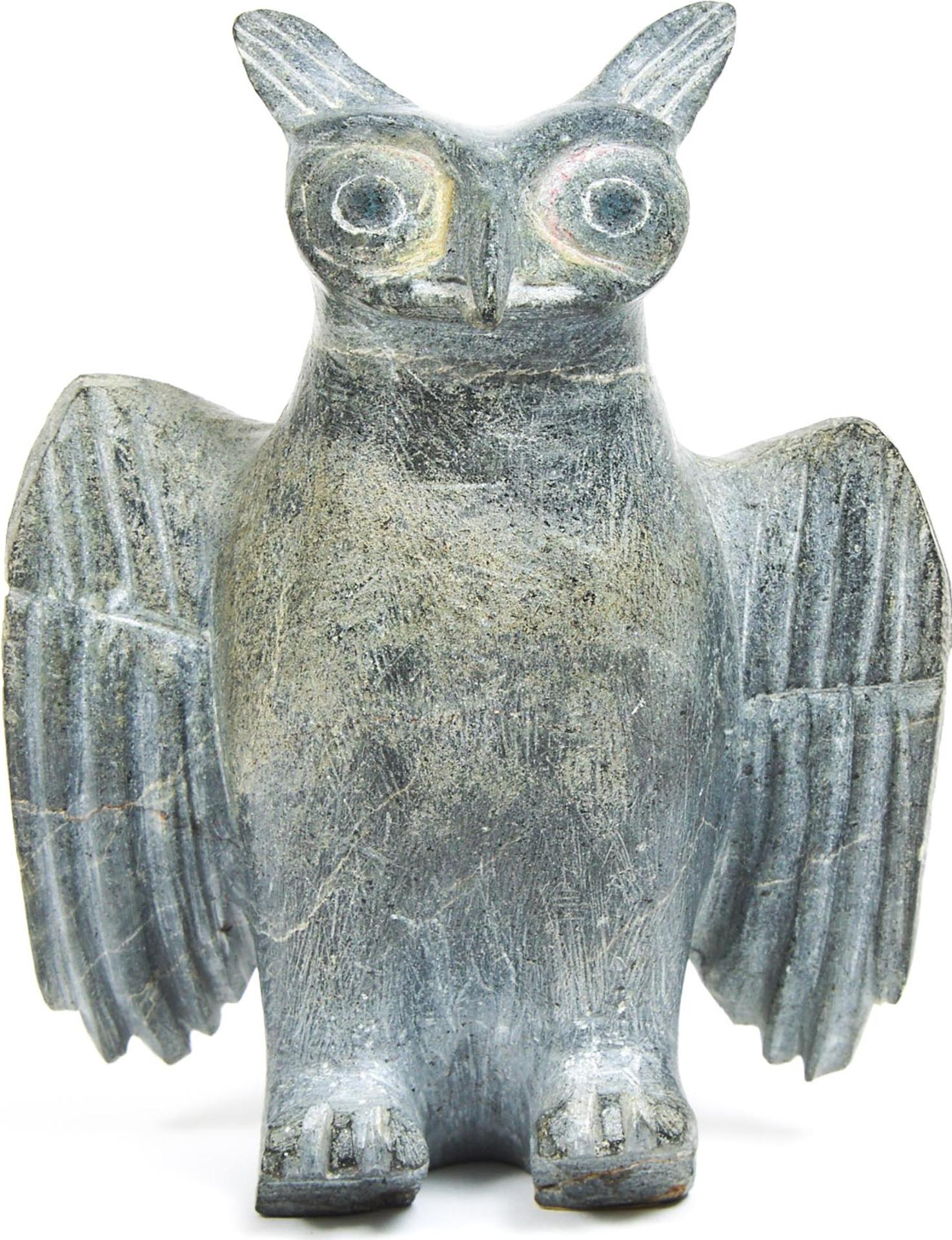 Joe Talirunili (1893-1976) - Owl With Spread Wings