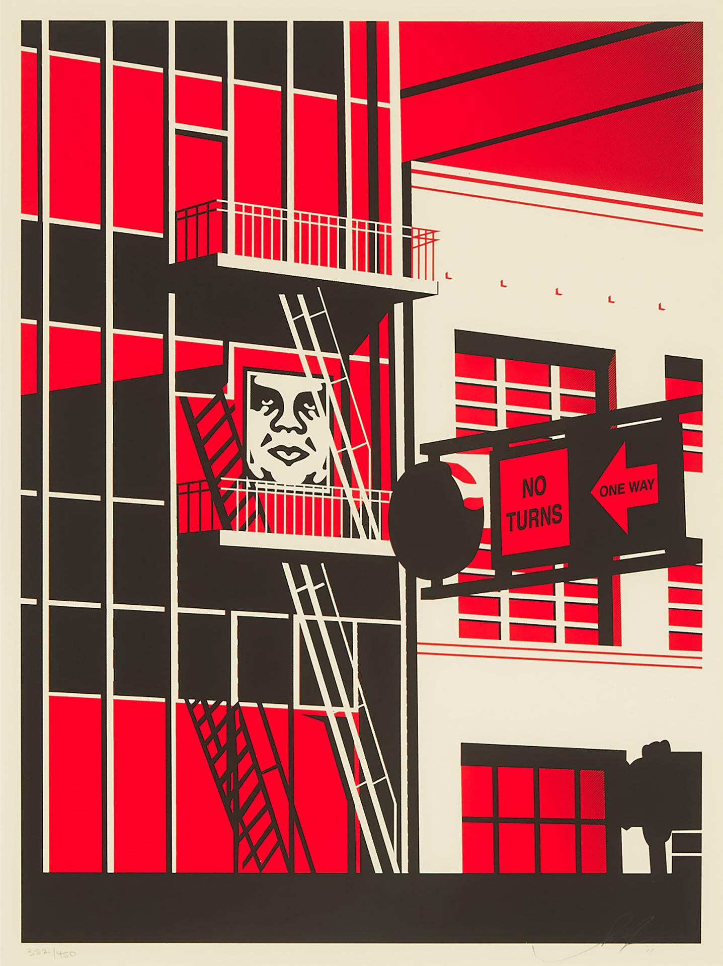 Shepard Fairey (1970) - Sf Fire Escape, 2011