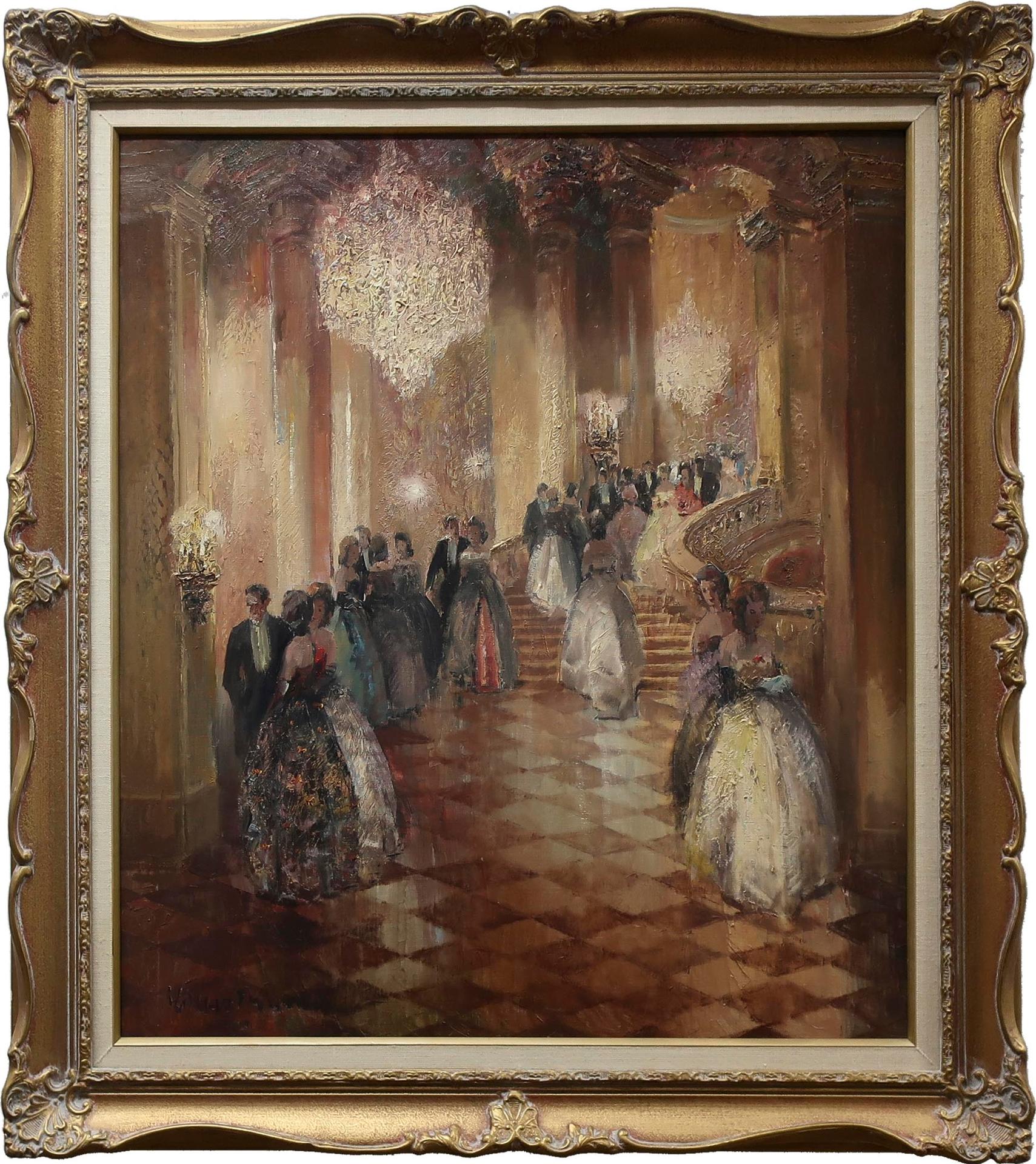 Ludwig Gschossmann - Untitled (Ballroom Scene)