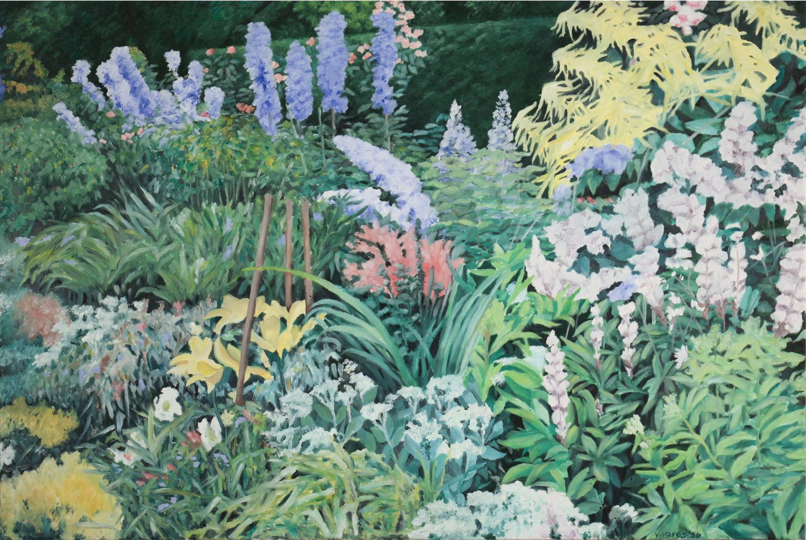 Myles Vivares - Park House Flowers, 1990