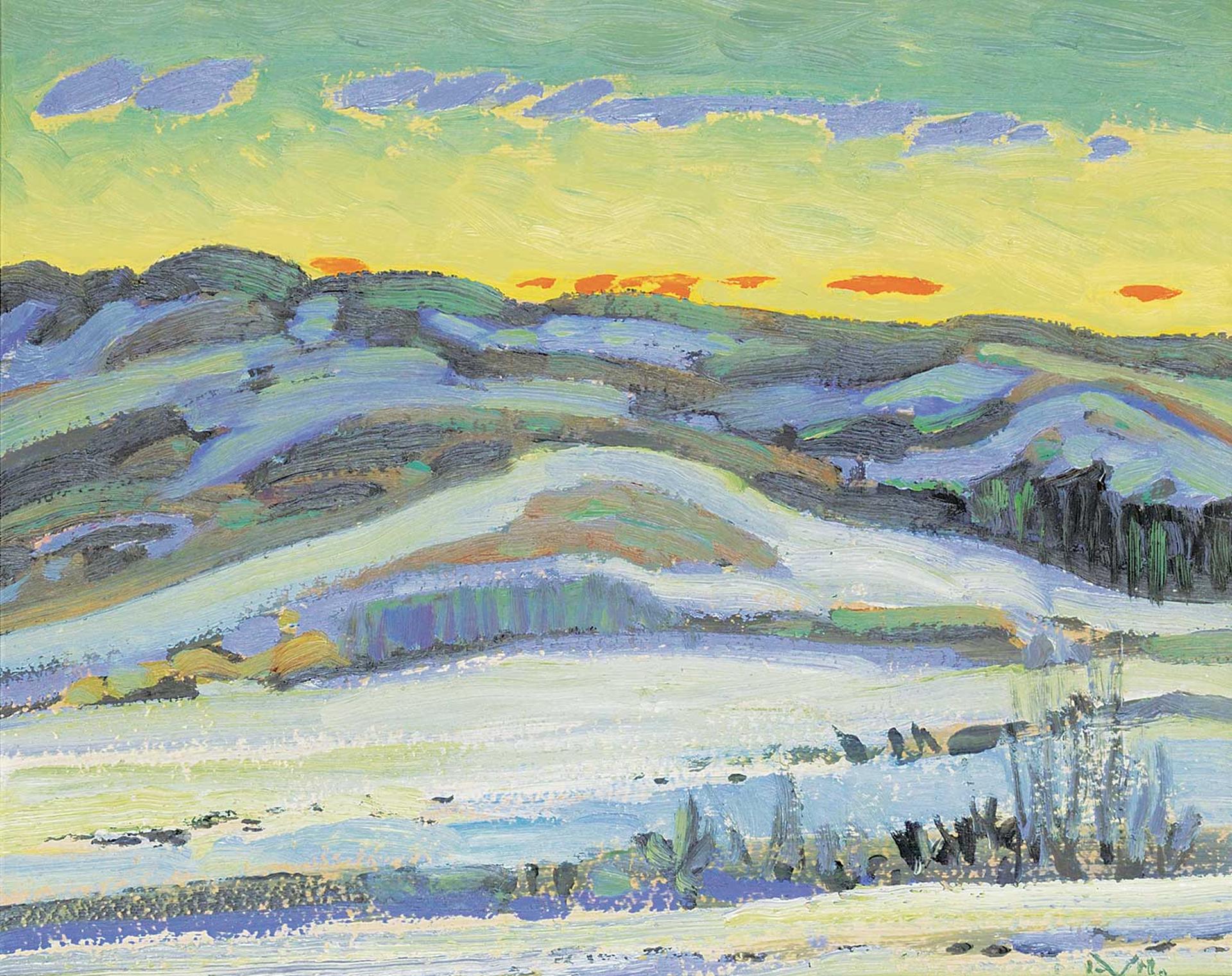 Illingworth Holey (Buck) Kerr (1905-1989) - Turner Valley Hills, Green - Purple
