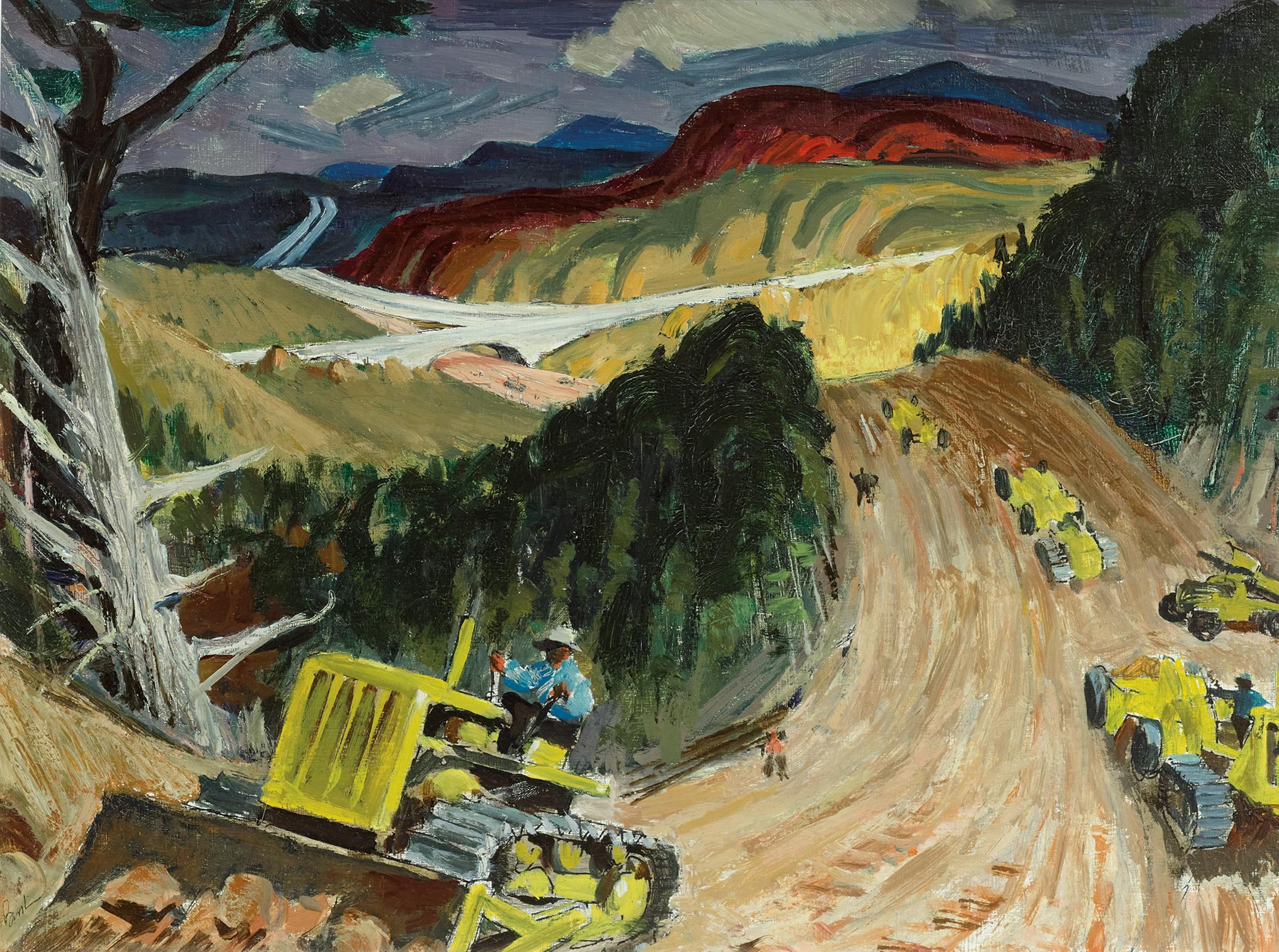 Jack Hamilton Bush (1909-1977) - Highways, circa 1958