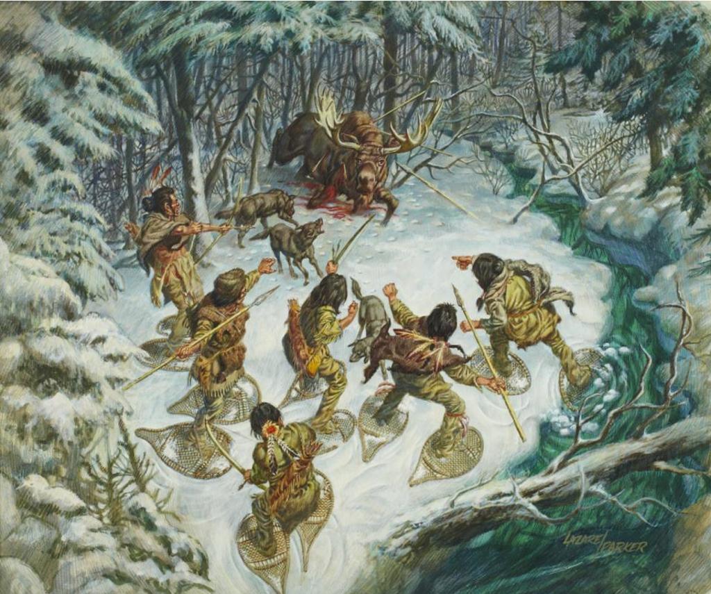 Gerald Lazare And Lewis Parker - The Moose Hunt (The Algonkians 1)