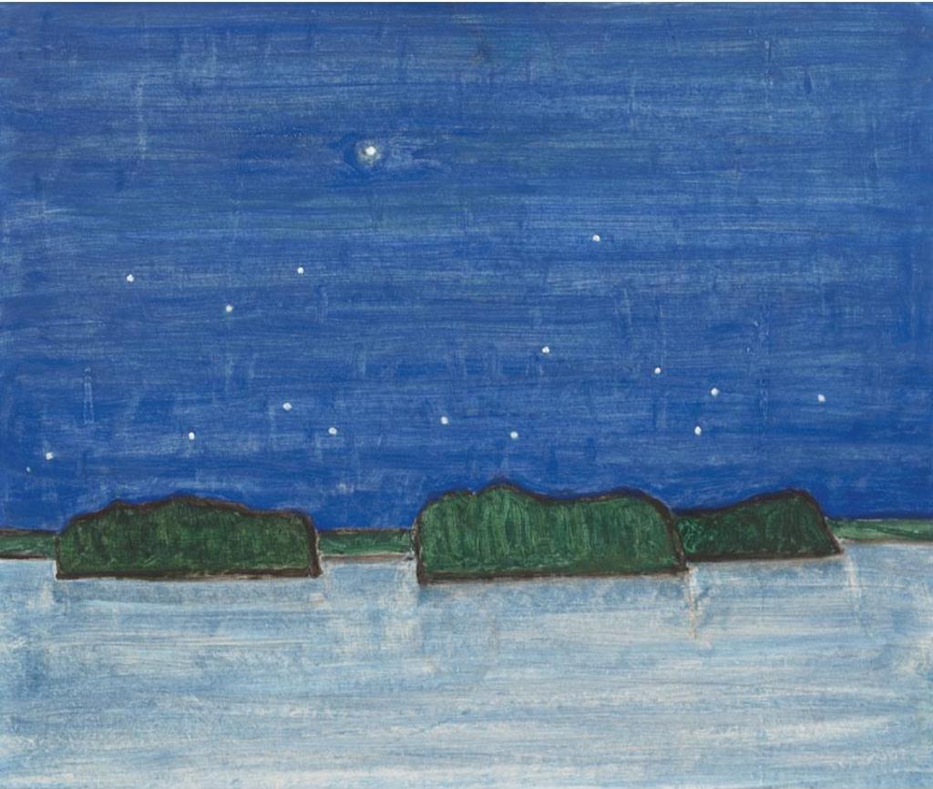 Barker Fairley (1887-1986) - Starry Night, Lake Of Bays