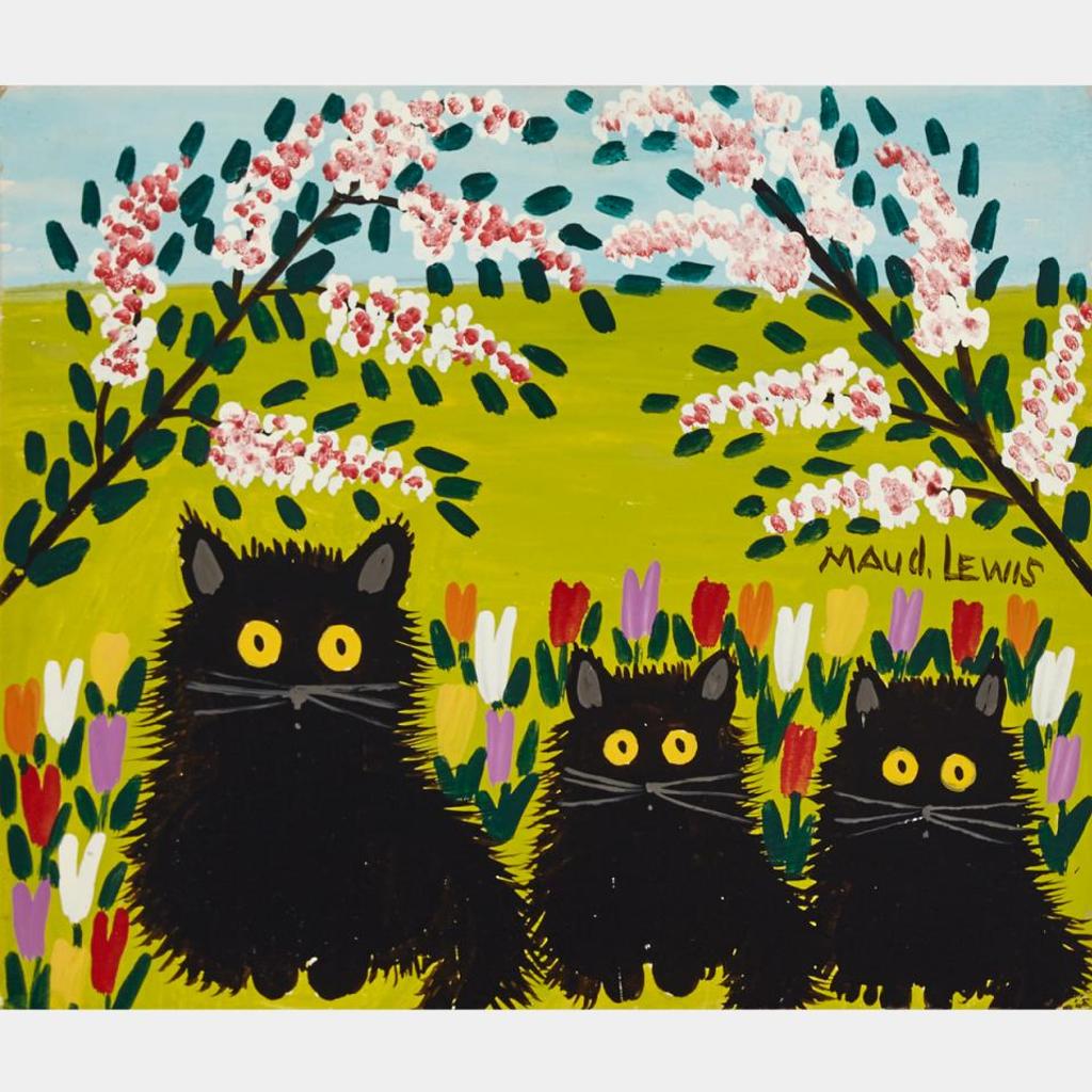 Maud Kathleen Lewis (1903-1970) - Three Cats