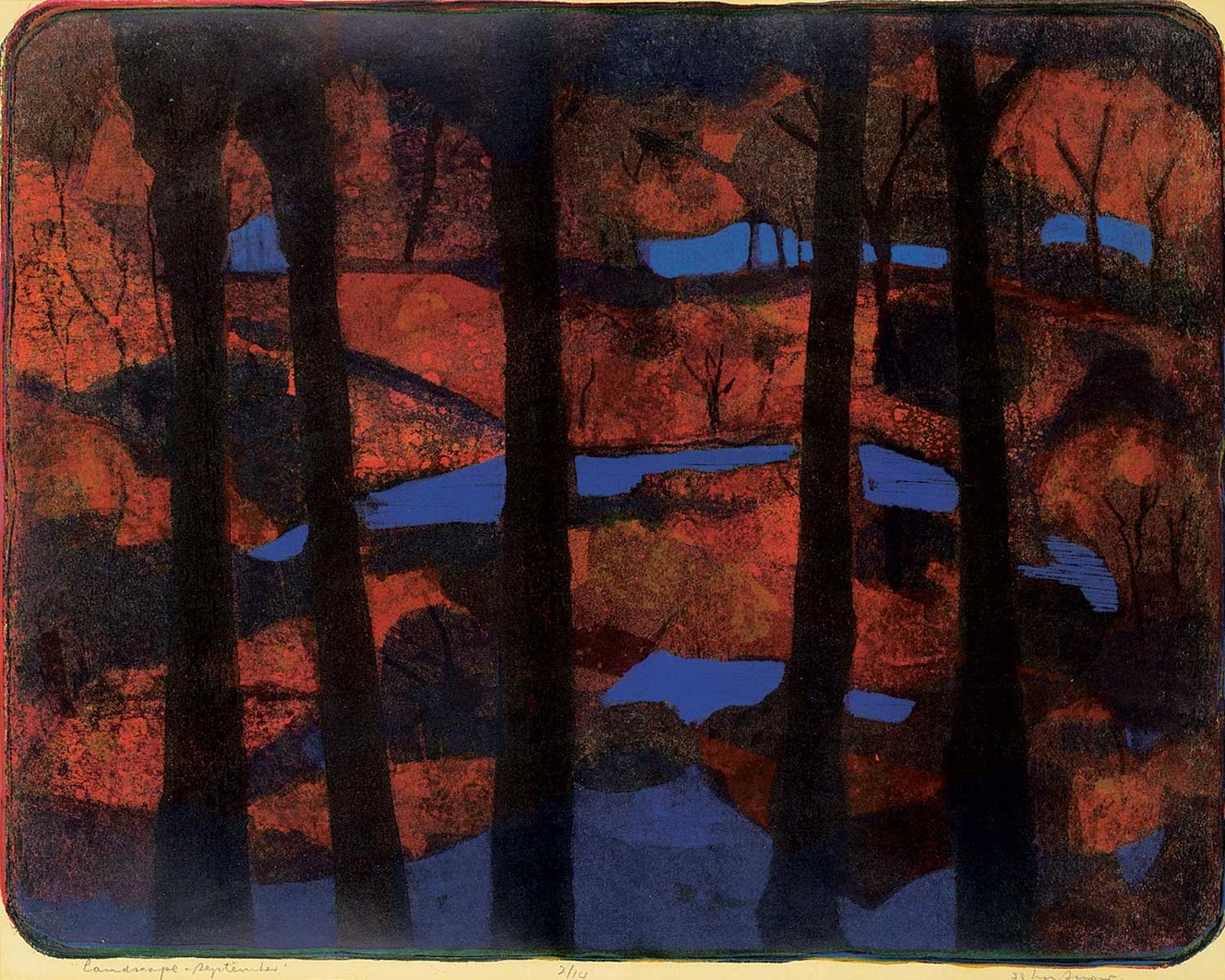 John Harold Thomas Snow (1911-2004) - Landscape September  #2/14