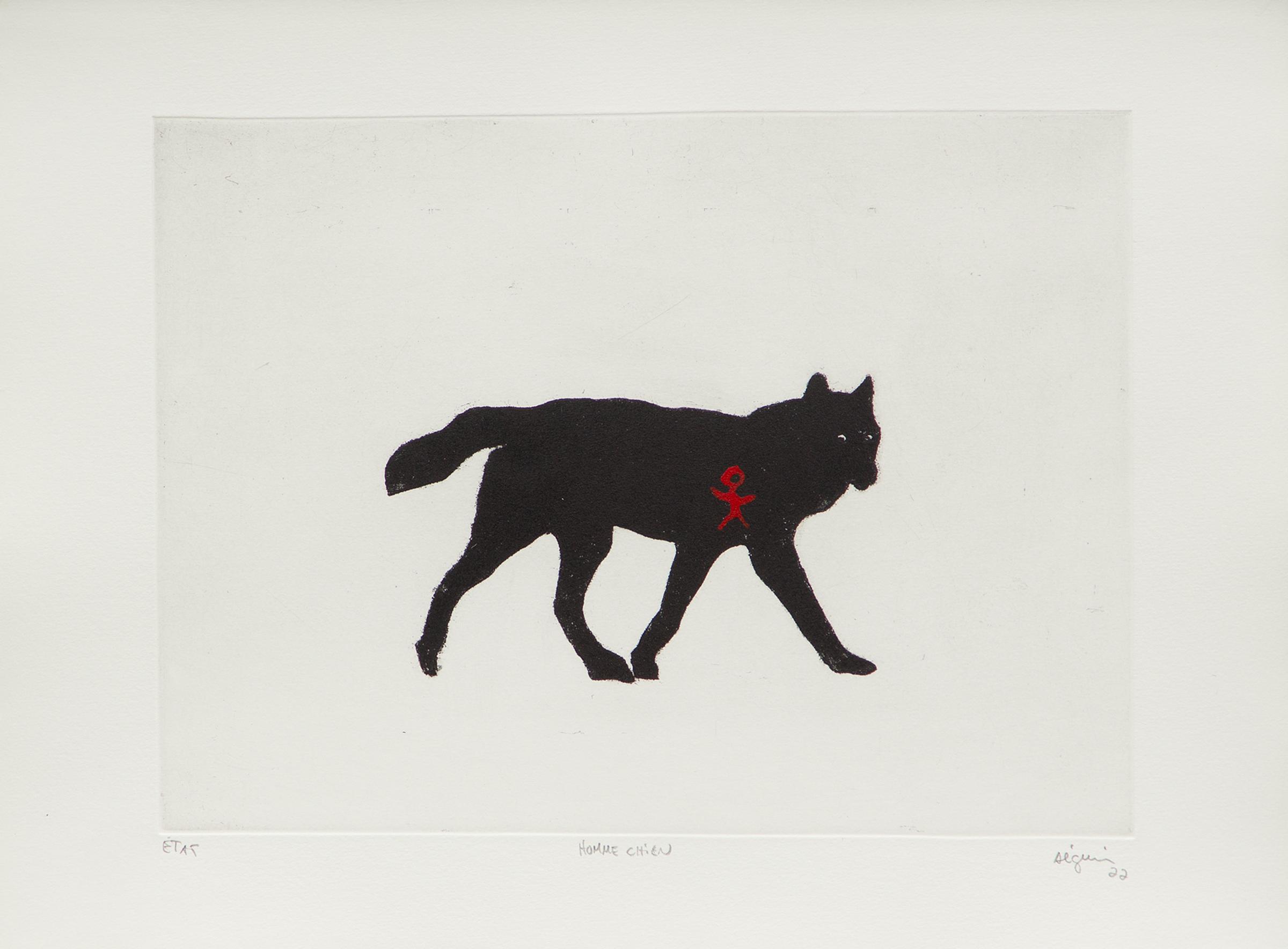 Marc Séguin (1970) - Homme-chien, 2022