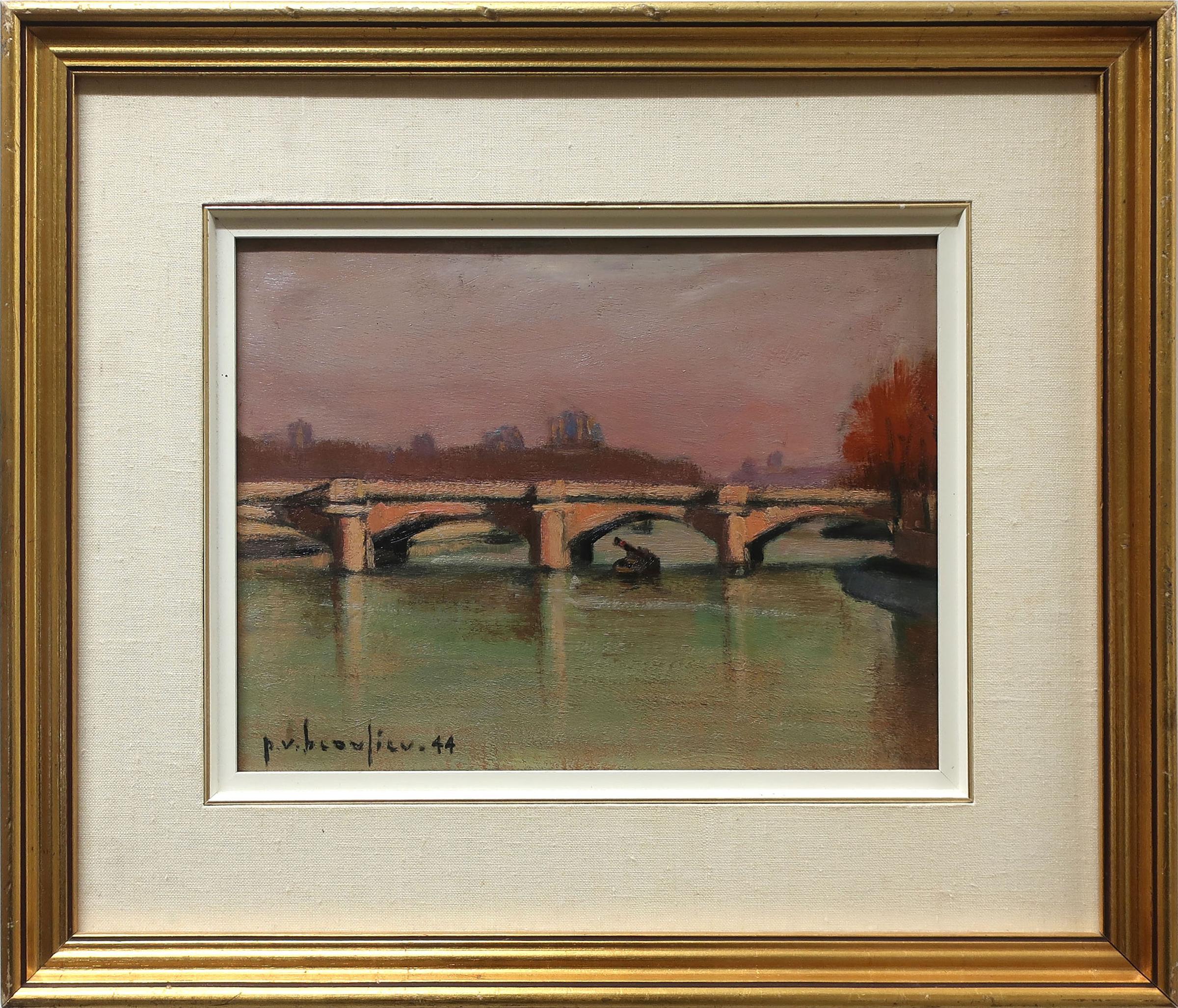 Paul Vanier Beaulieu (1910-1996) - Pont Aur La Seine (Paris)