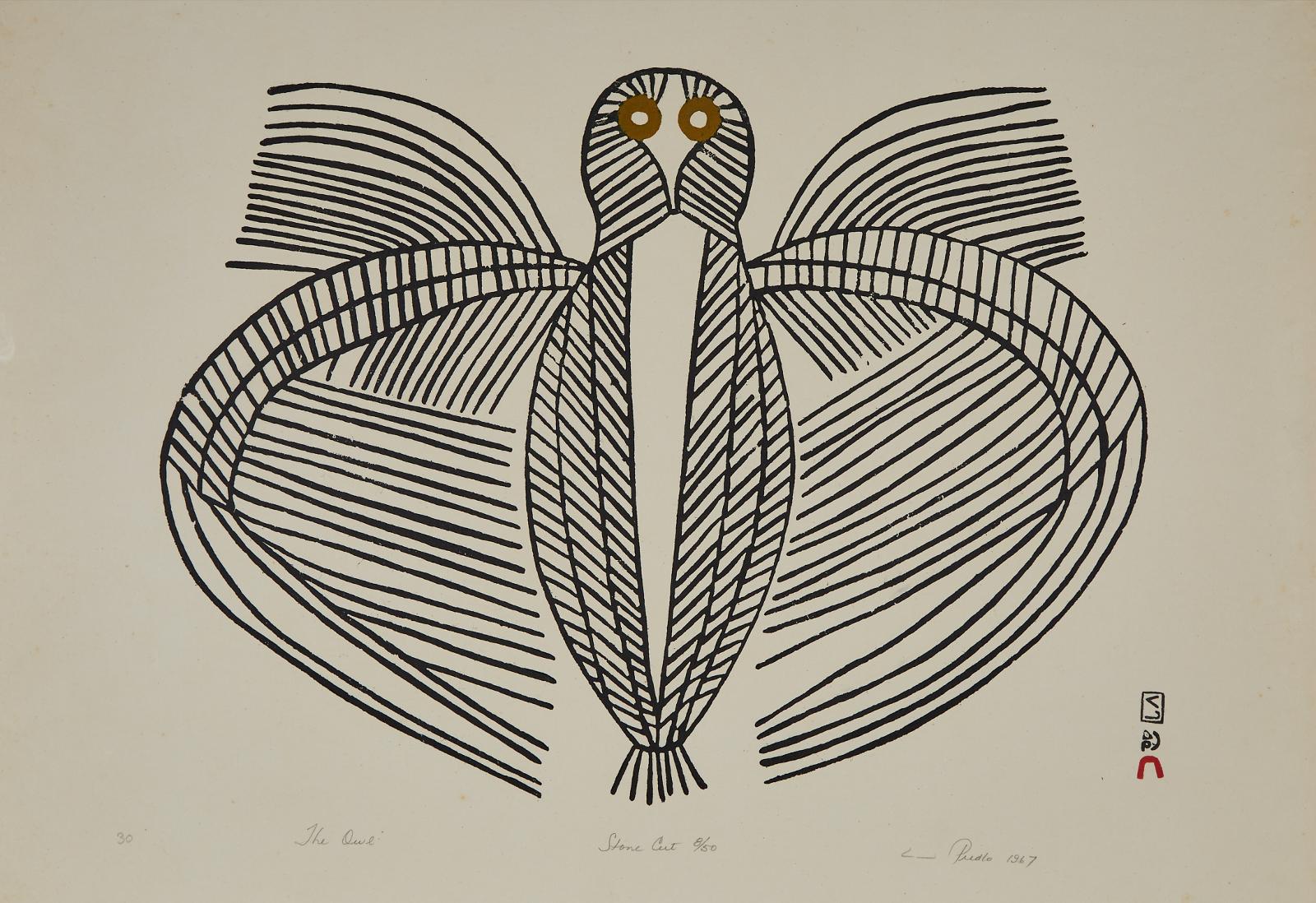 Pudlo Pudlat (1916-1992) - The Owl