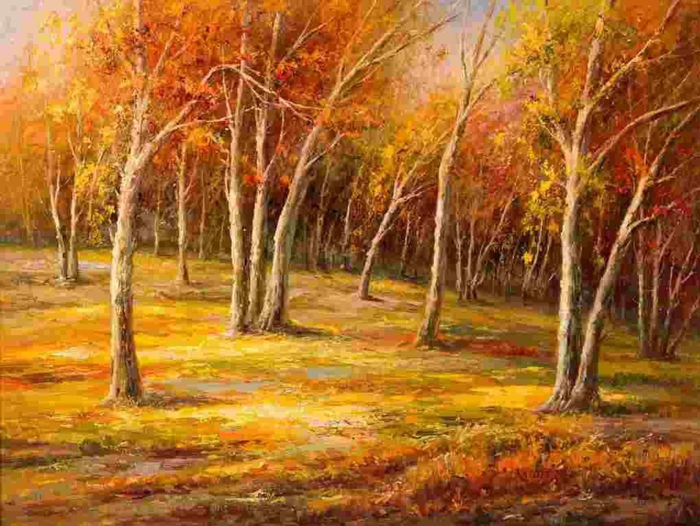 René Gagnon (1928) - Fall landscape