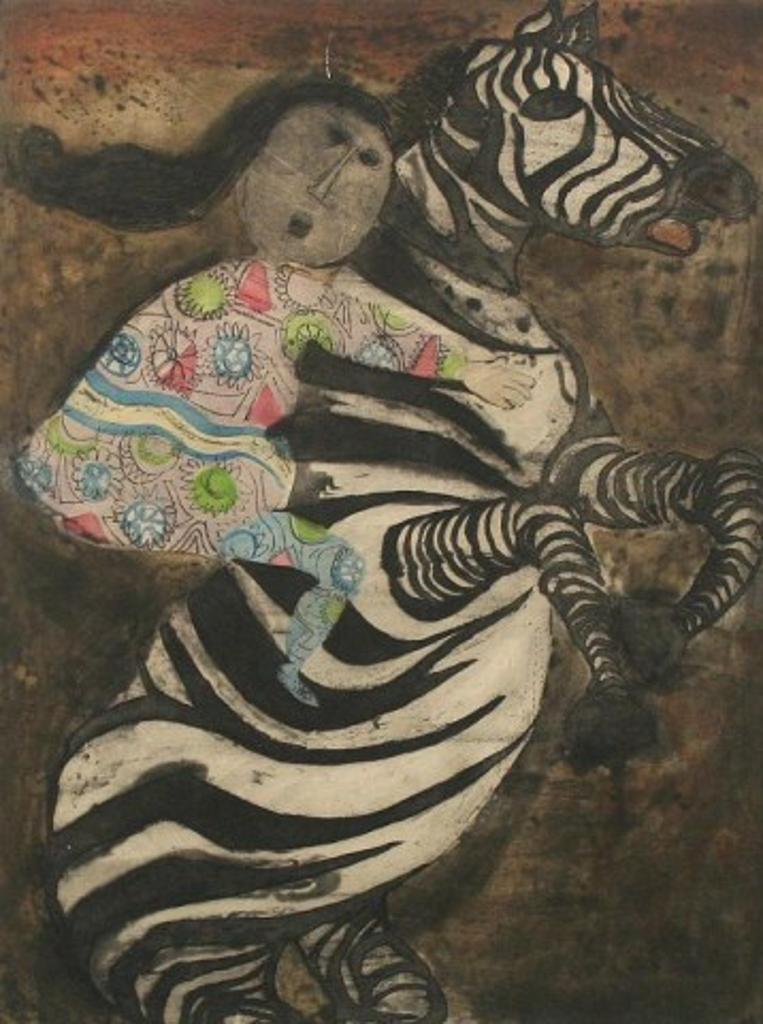 Graciela Rodo Boulanger (1935) - Girl On A Zebra