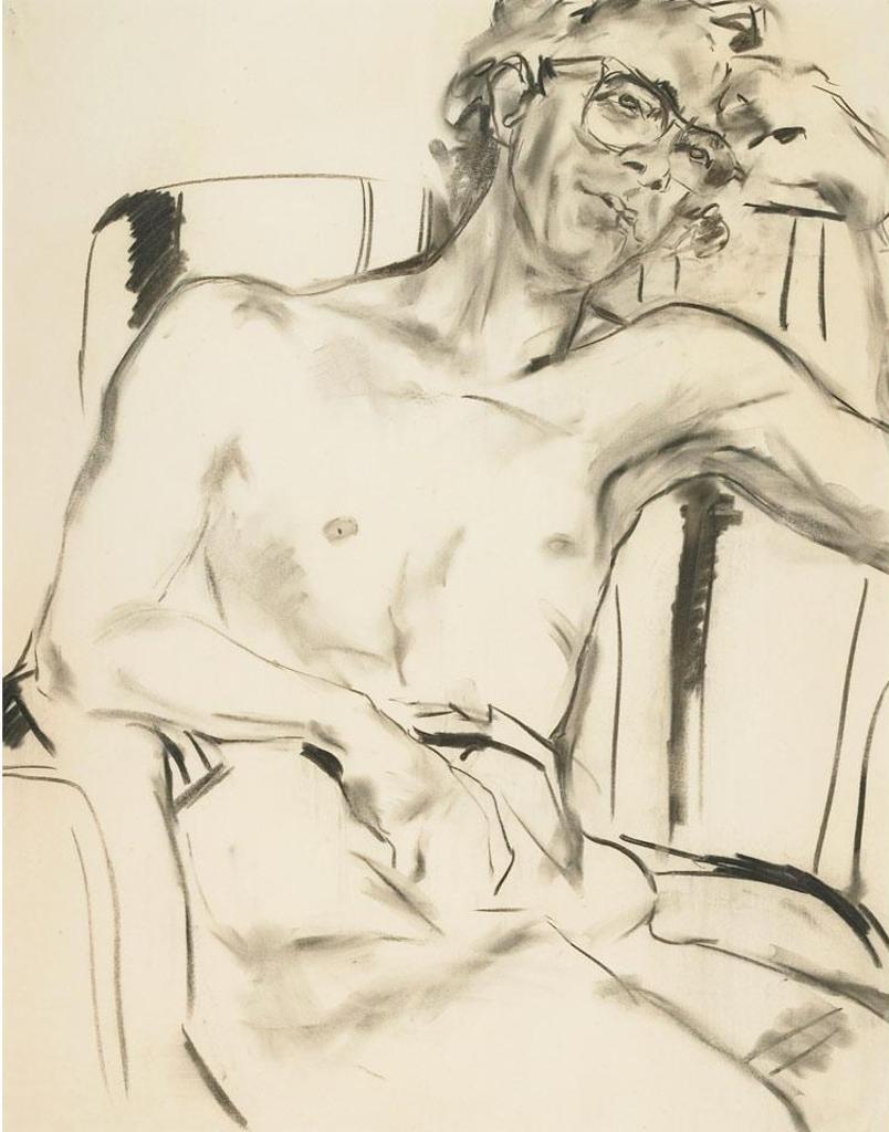 Lynn Donoghue (1953-2003) - Portrait Of A Seated Man