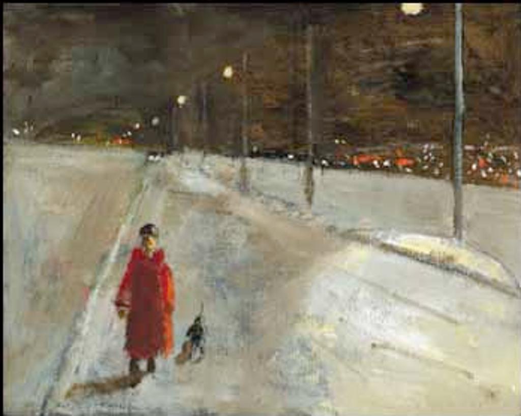 Jean Paul Lemieux (1904-1990) - Promenade Nocturne