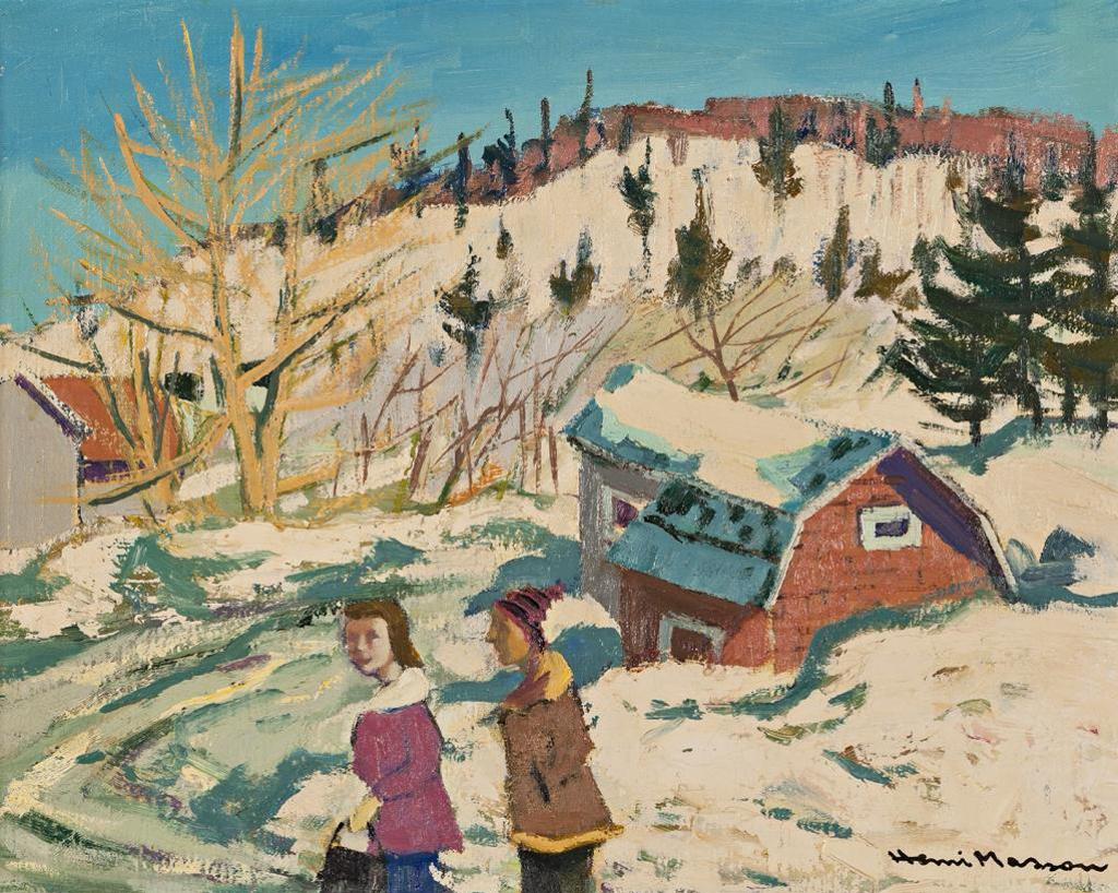Henri Jacques Masson (1907-1995) - Farm Point, Quebec
