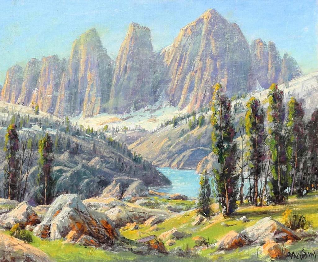 Paul A. Grimm (1891-1974) - Mt. Whitney; 1971