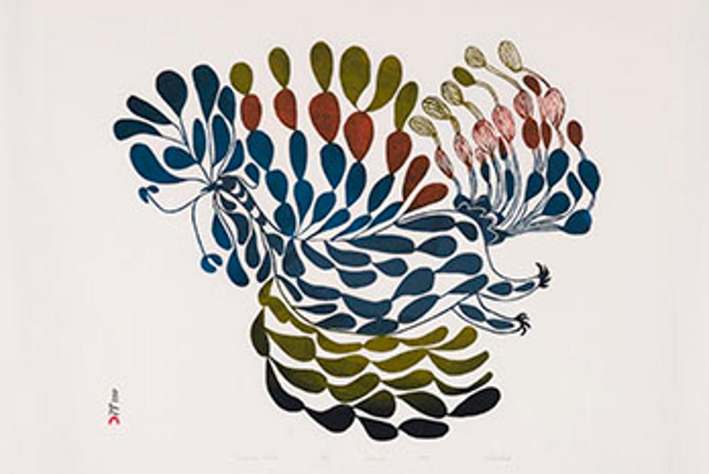 Pitseolak Ashoona (1904-1983) - Festive Bird
