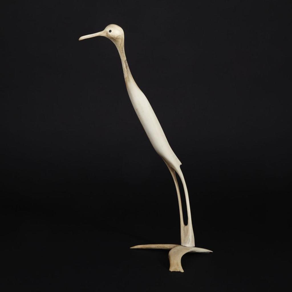 Eric Niuqtuk (1937-1994) - Curlew With Articulated Head