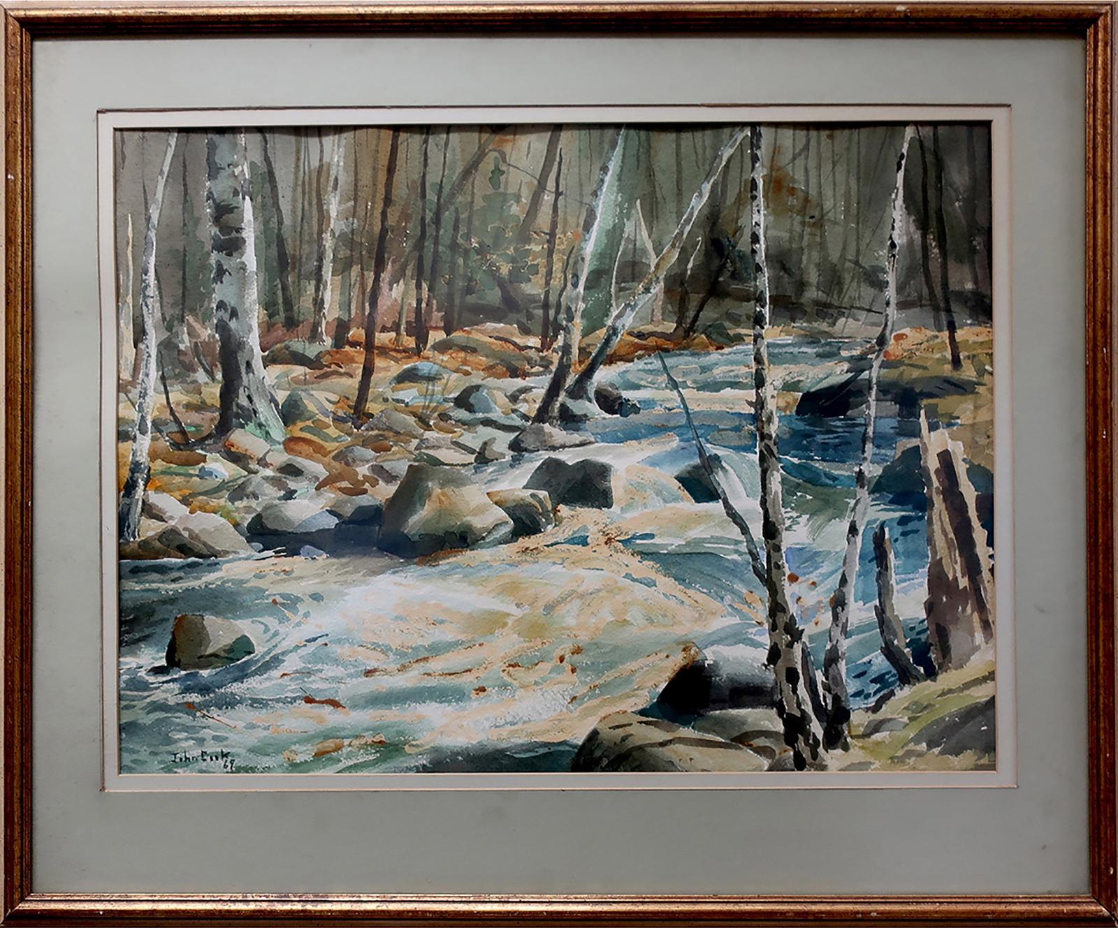 John James Cook (1918-1984) - Untitled (A Rocky Creek)
