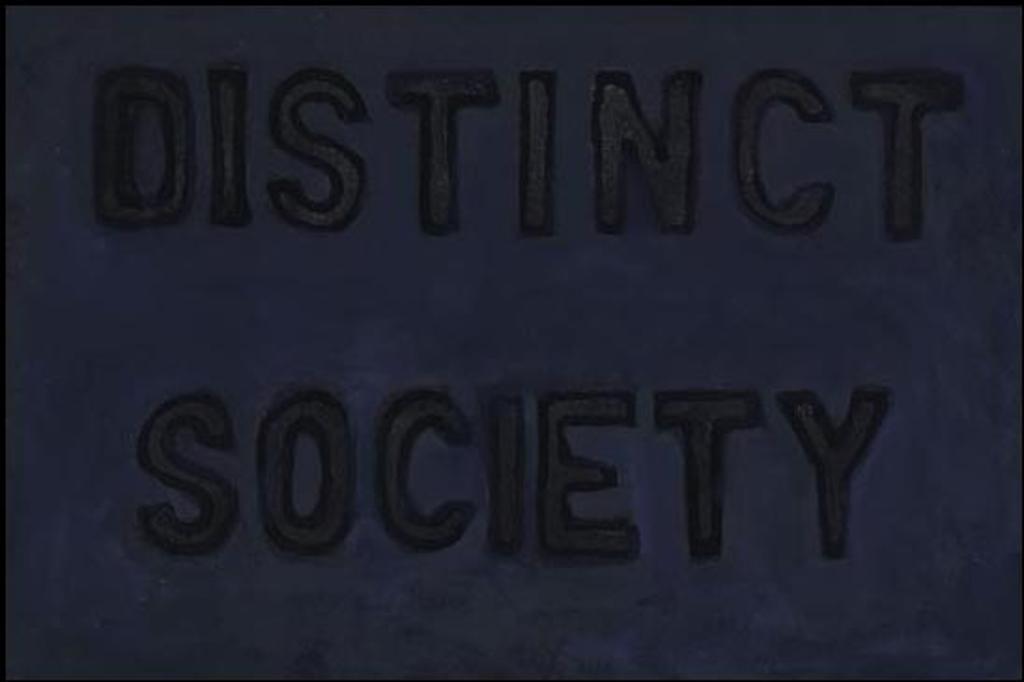 Charles Pachter (1942) - Distinct Society