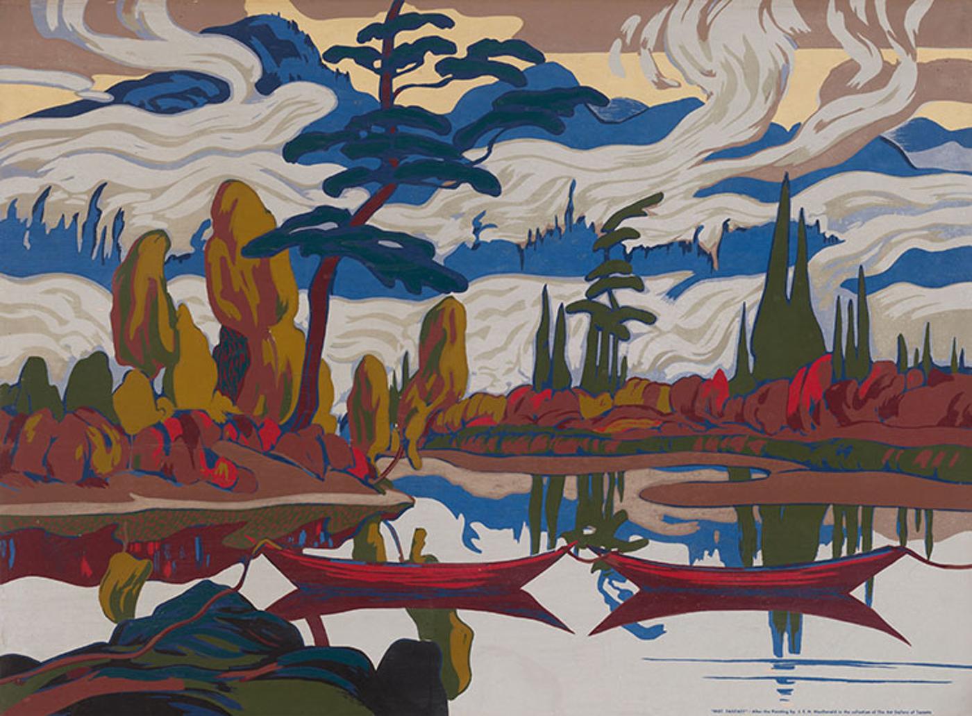 James Edward Hervey (J.E.H.) MacDonald (1873-1932) - Mist Fantasy