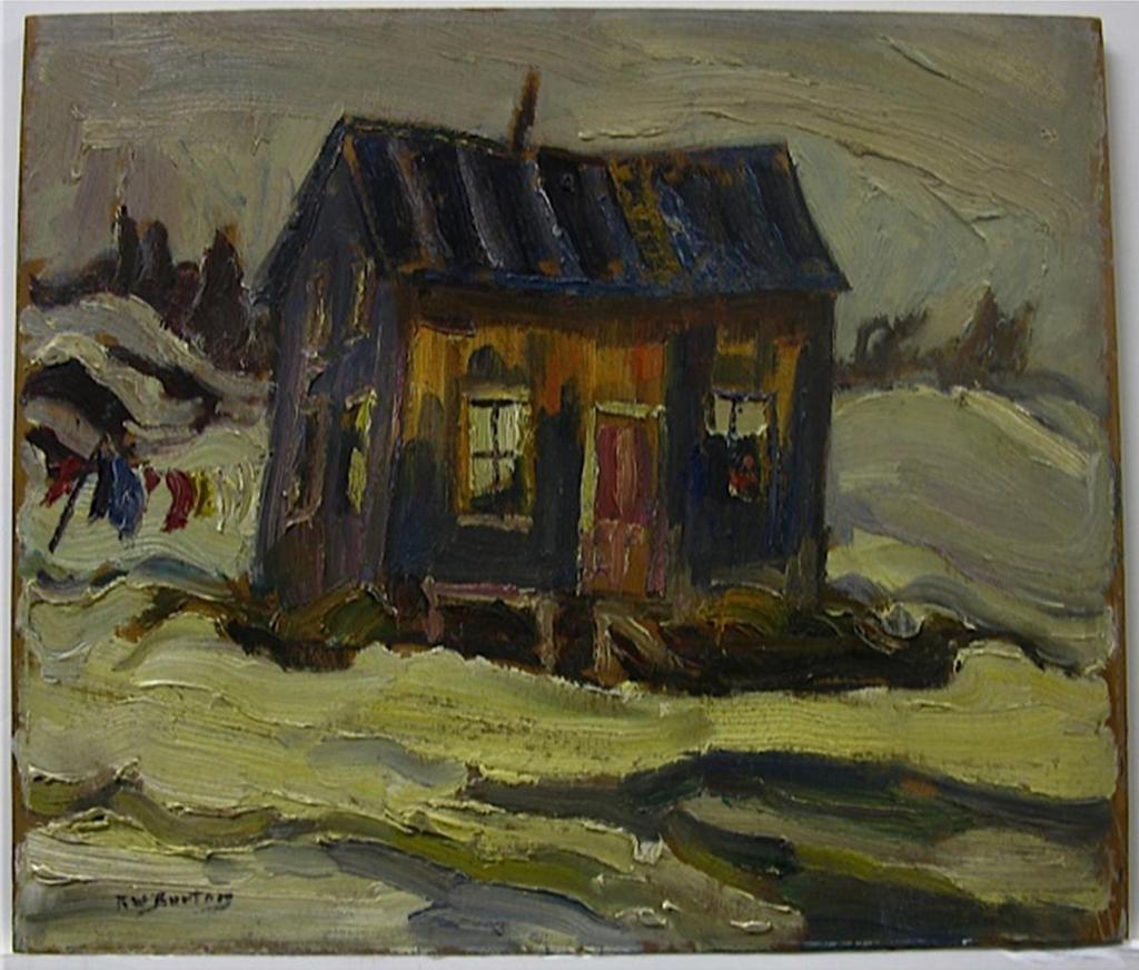 Ralph Wallace Burton (1905-1983) - Weather Beaten House Near Ripil Que.