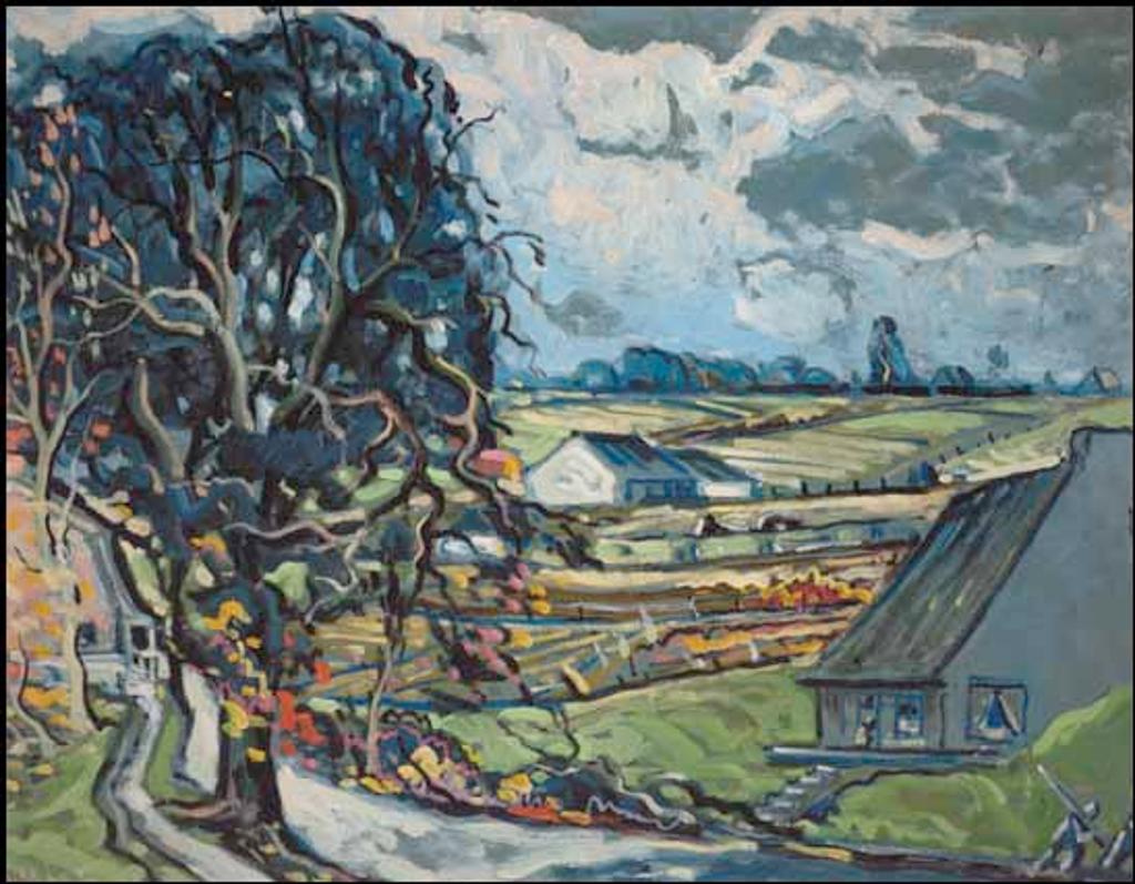 Marc-Aurèle Fortin (1888-1970) - A Country Village, Quebec